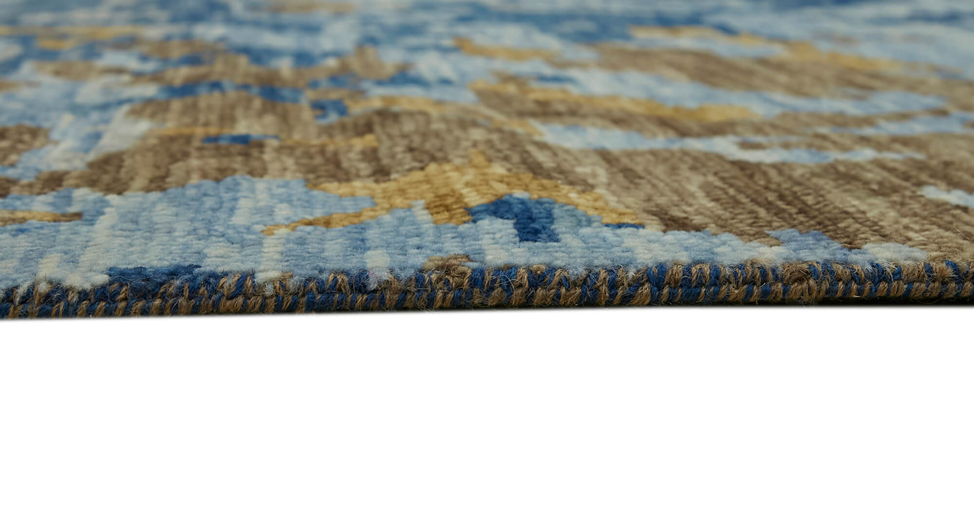 9 x 12 Blue Oushak Rug - 6867