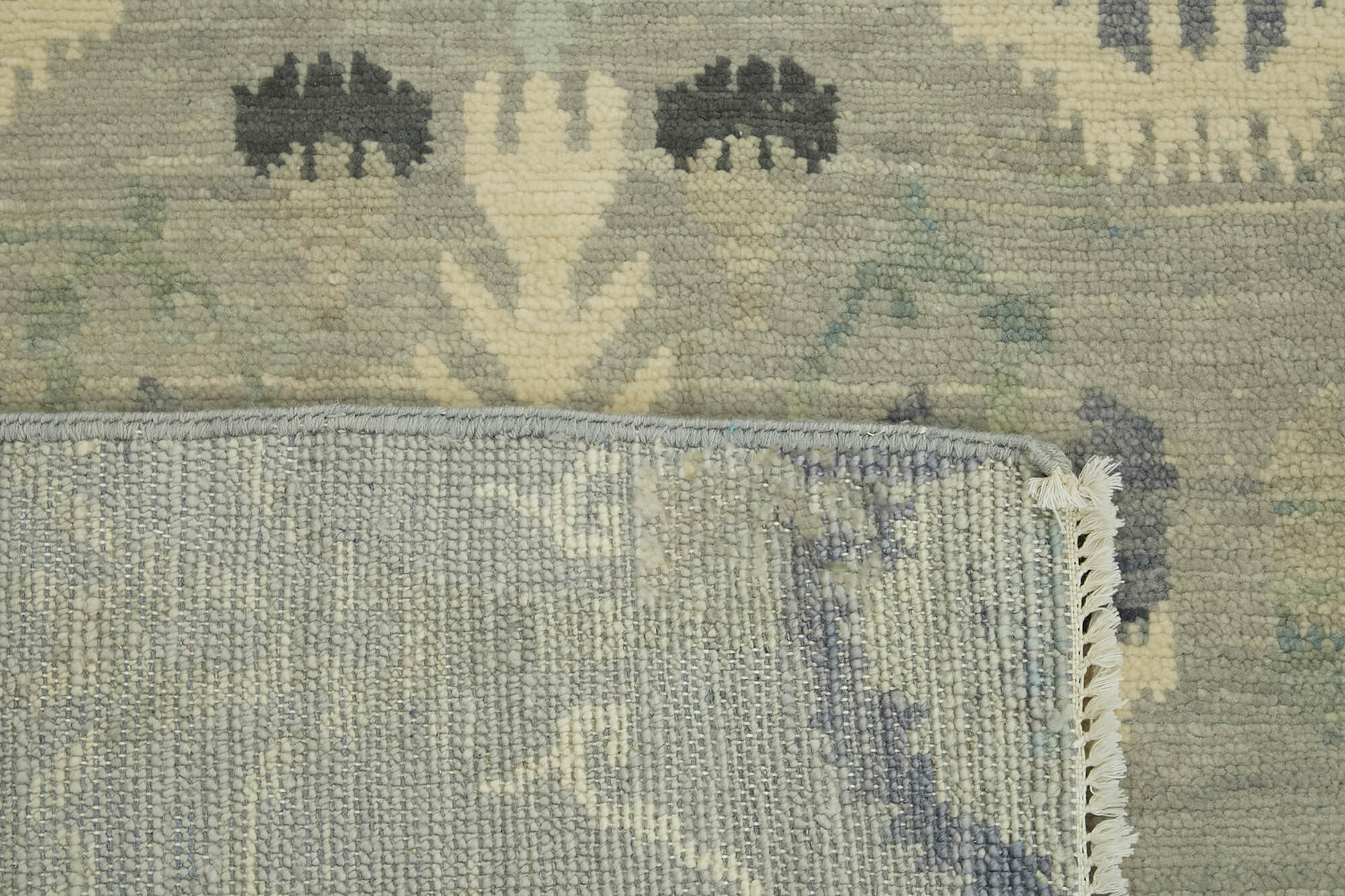 9 x 12 Grey Oushak Rug - 6868