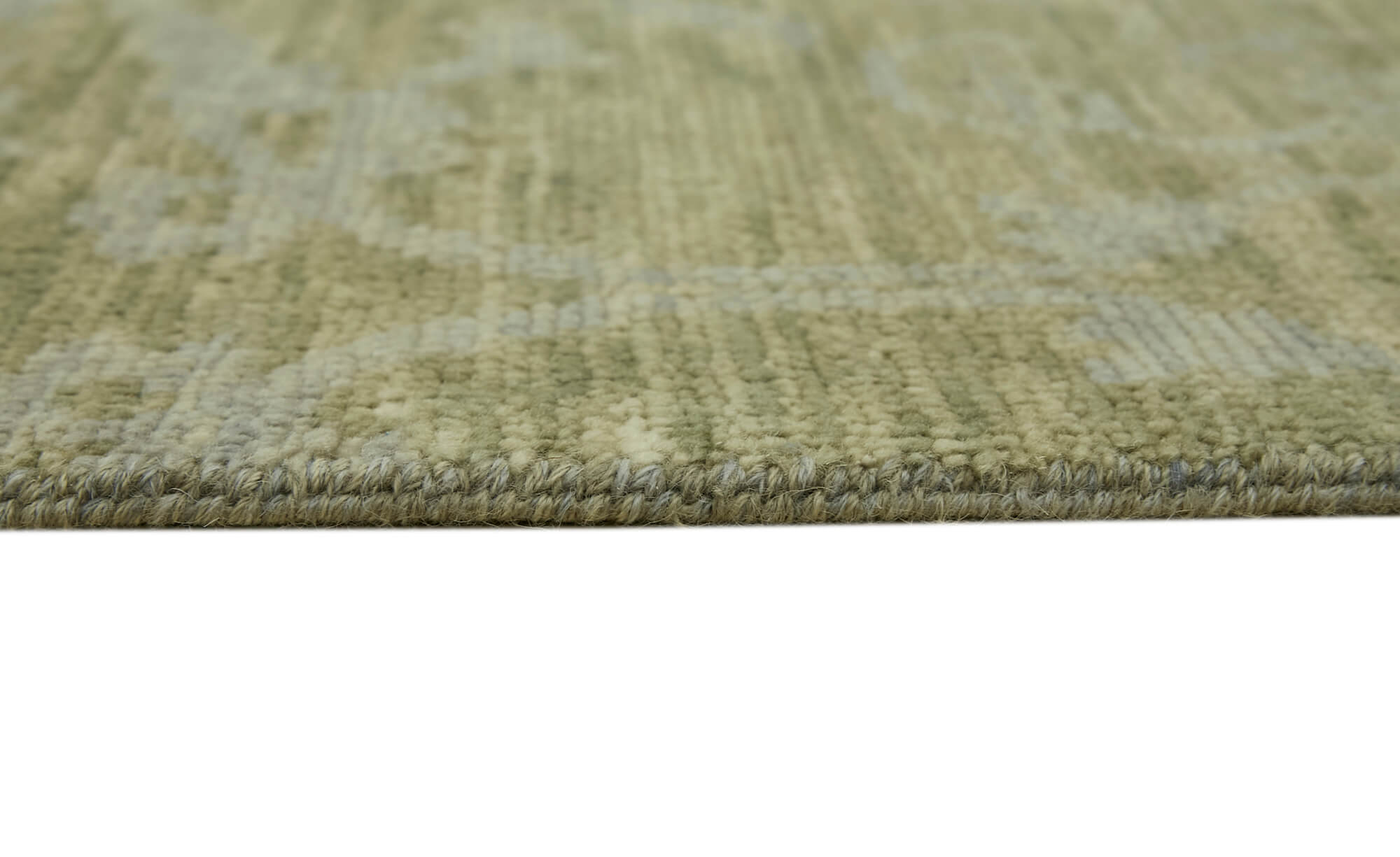 8 x 10 Green Oushak Rug - 6871