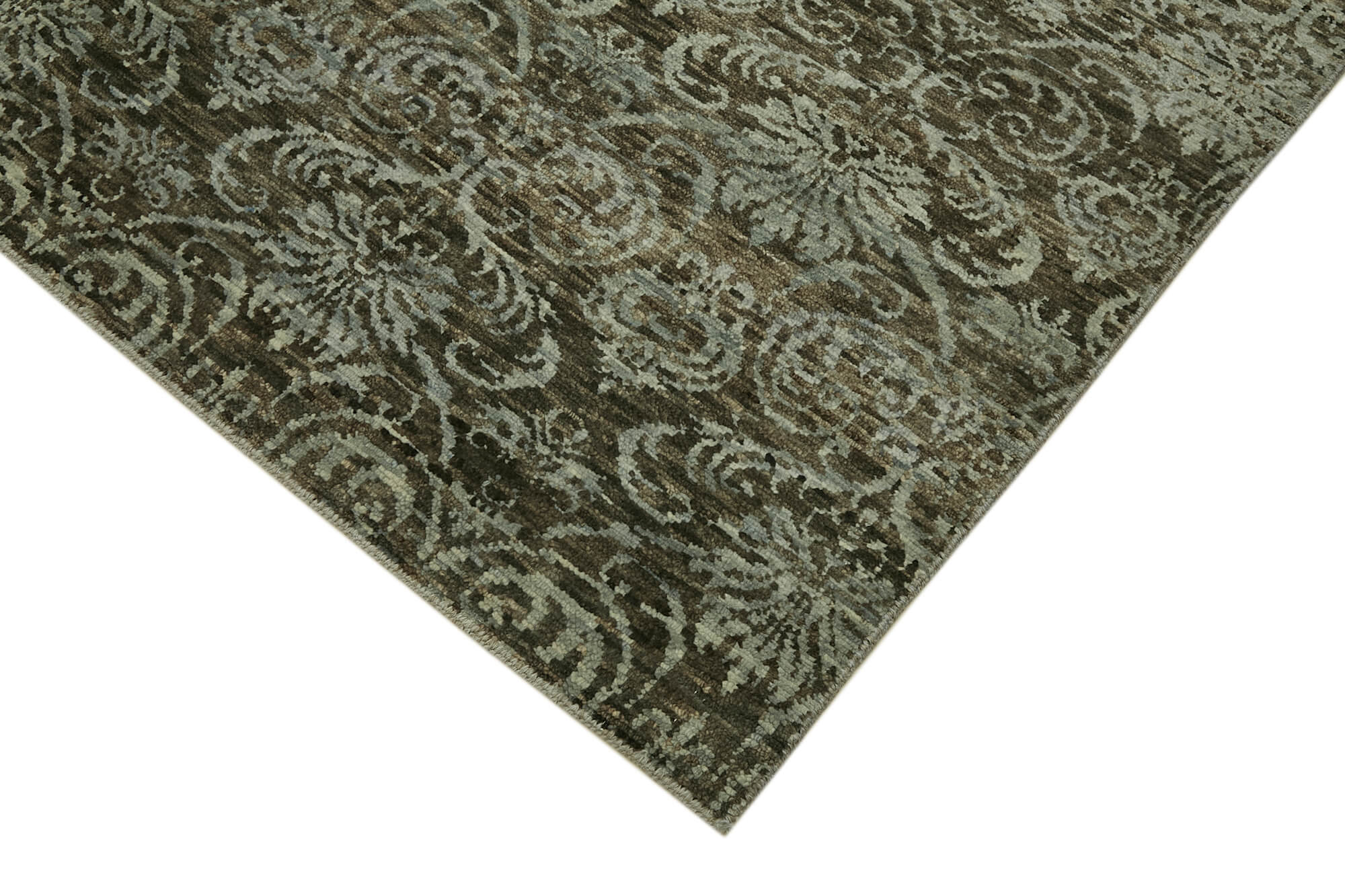 8 x 10 Brown Oushak Rug - 6876