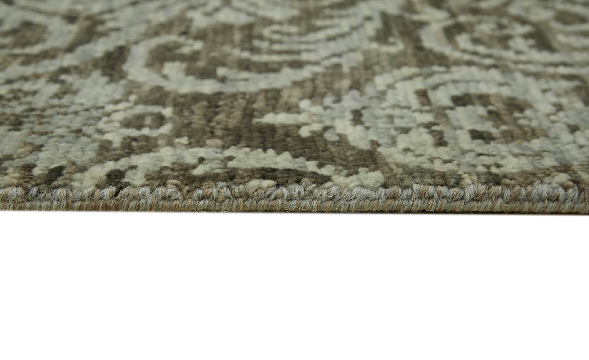 8 x 10 Brown Oushak Rug - 6876