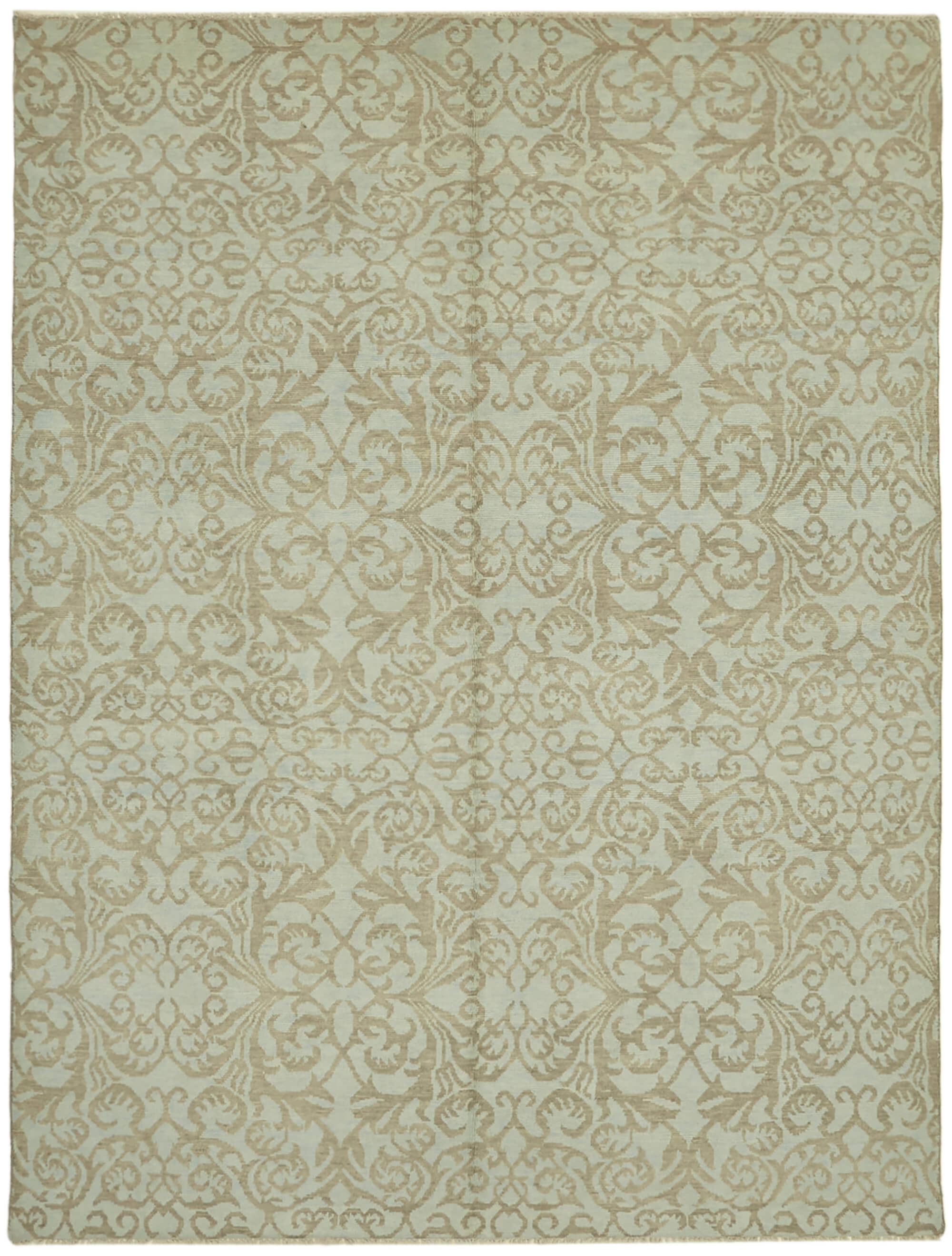 8 x 10 Blue Oushak Rug - 6877