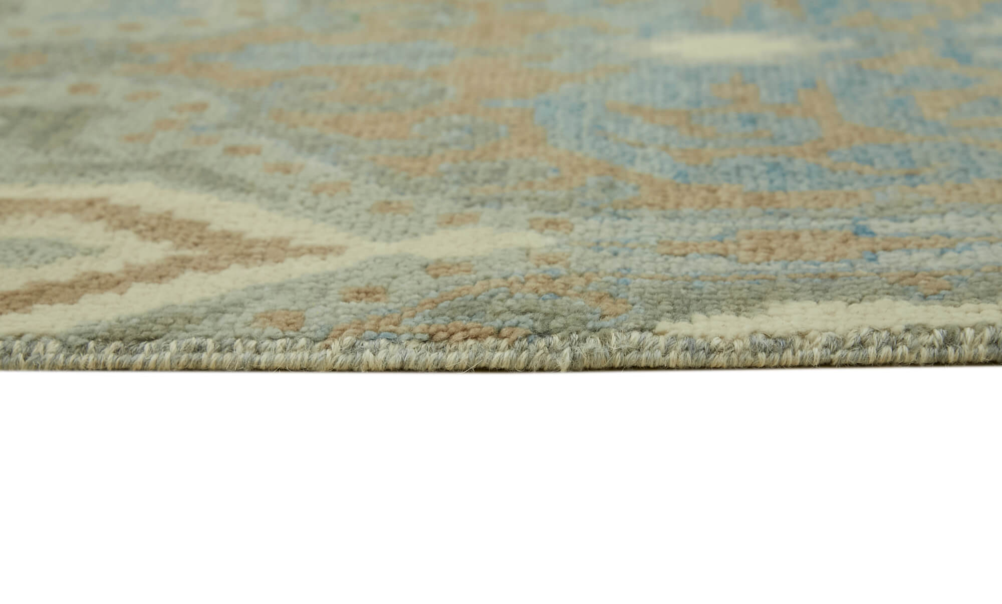 8 x 10 Blue Oushak Rug - 6879