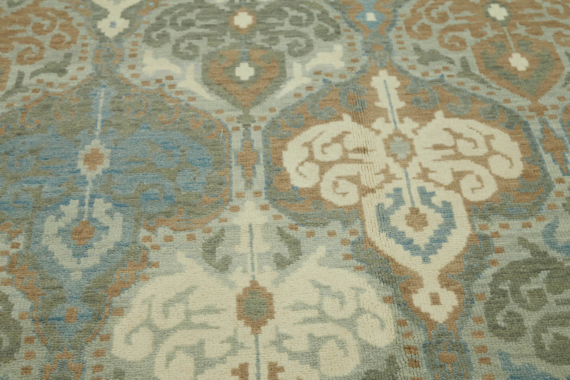 8 x 10 Blue Oushak Rug - 6879