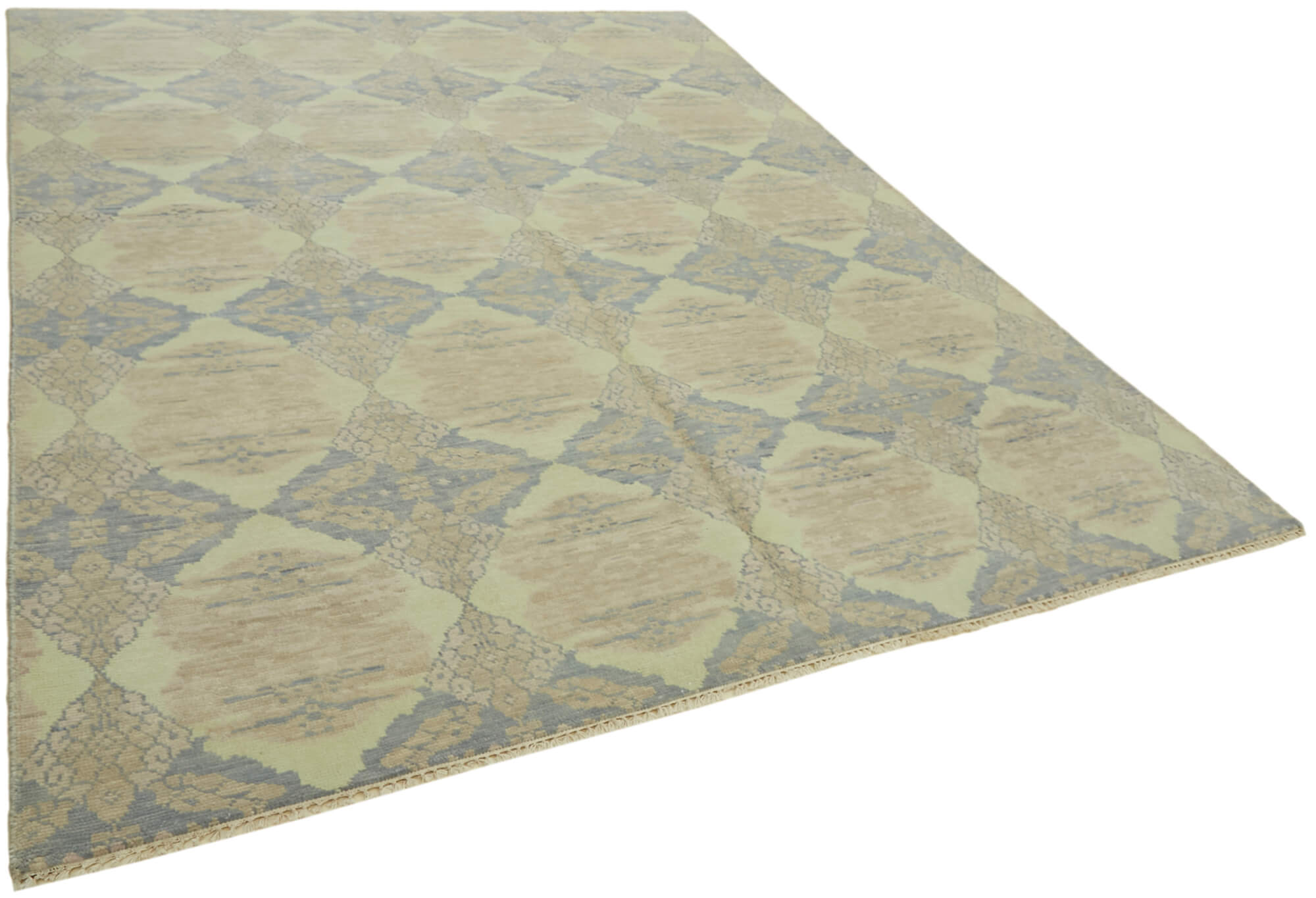 8 x 10 Blue Oushak Rug - 6880