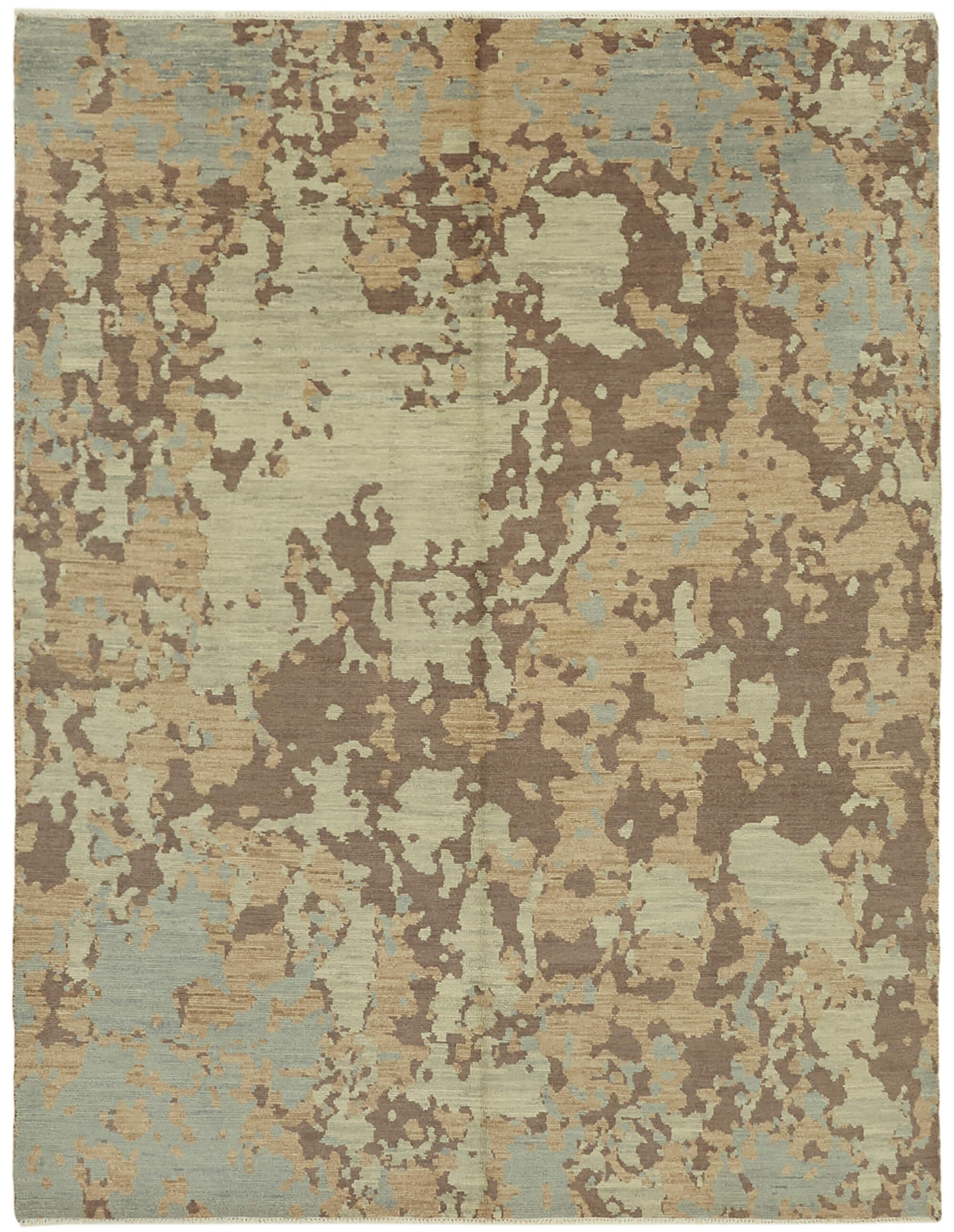 8 x 10 Brown Oushak Rug - 6881