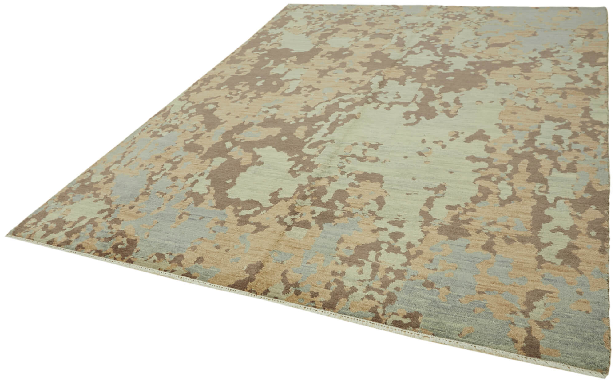 8 x 10 Brown Oushak Rug - 6881