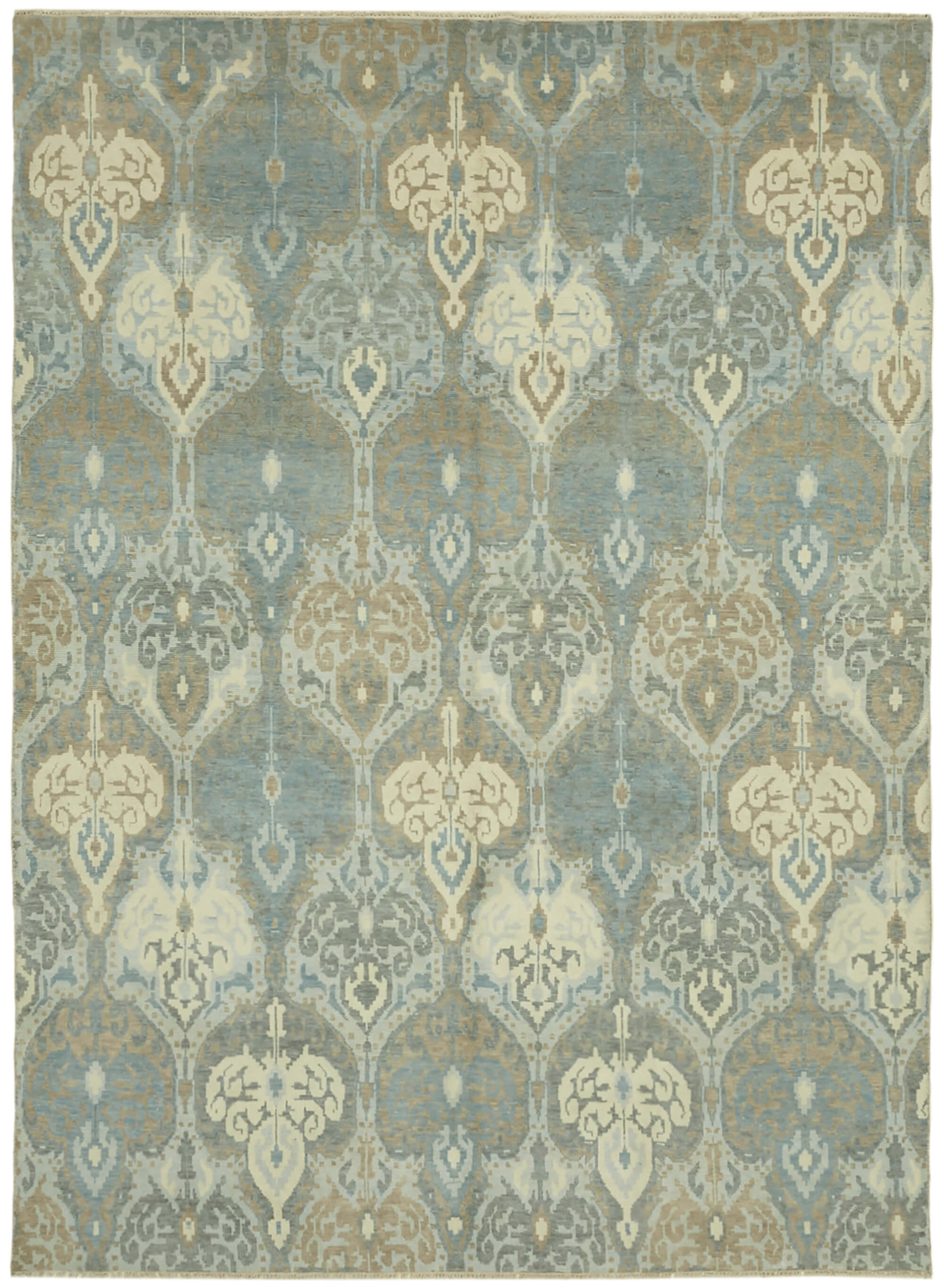 8 x 11 Blue Oushak Rug - 6882