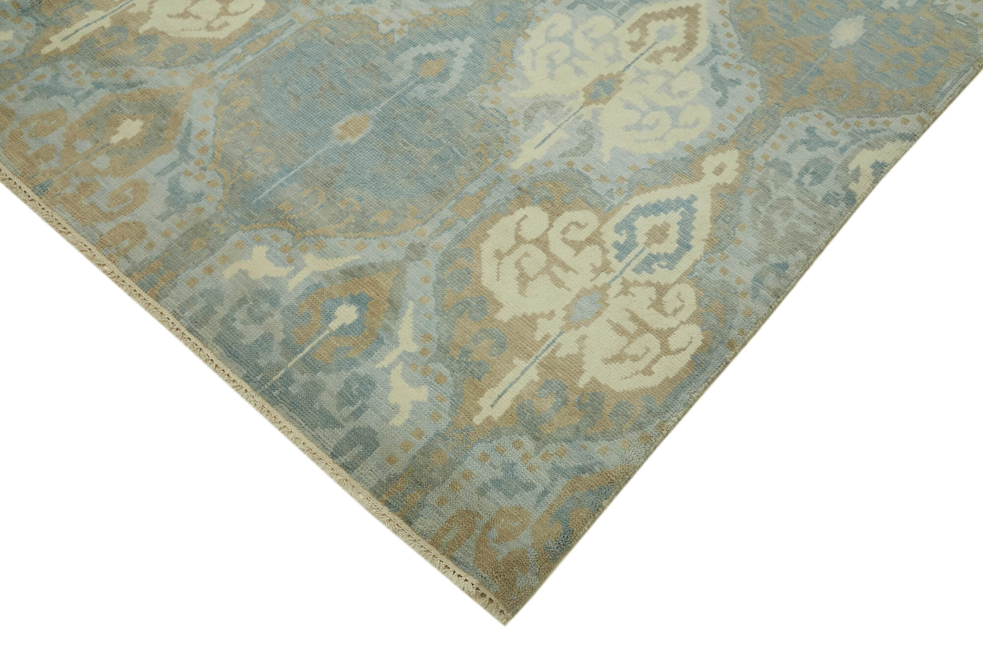 8 x 11 Blue Oushak Rug - 6882