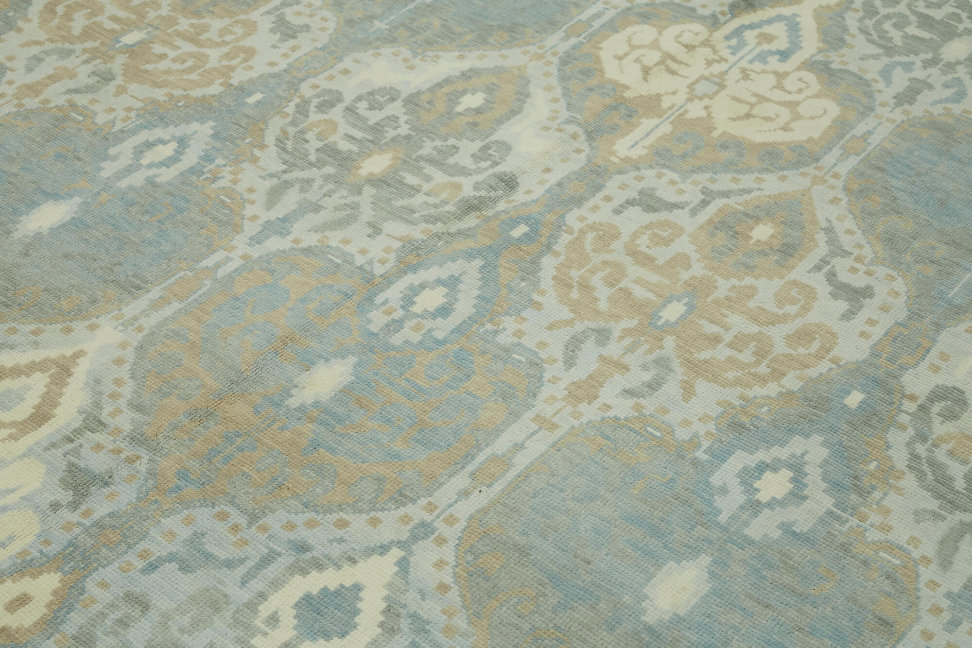 8 x 11 Blue Oushak Rug - 6882