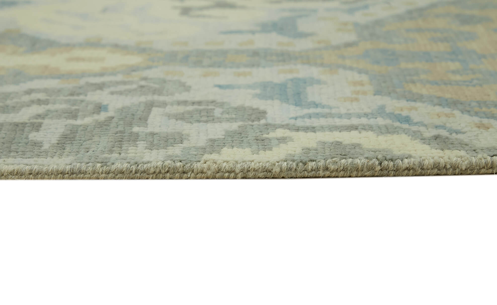 8 x 11 Blue Oushak Rug - 6882