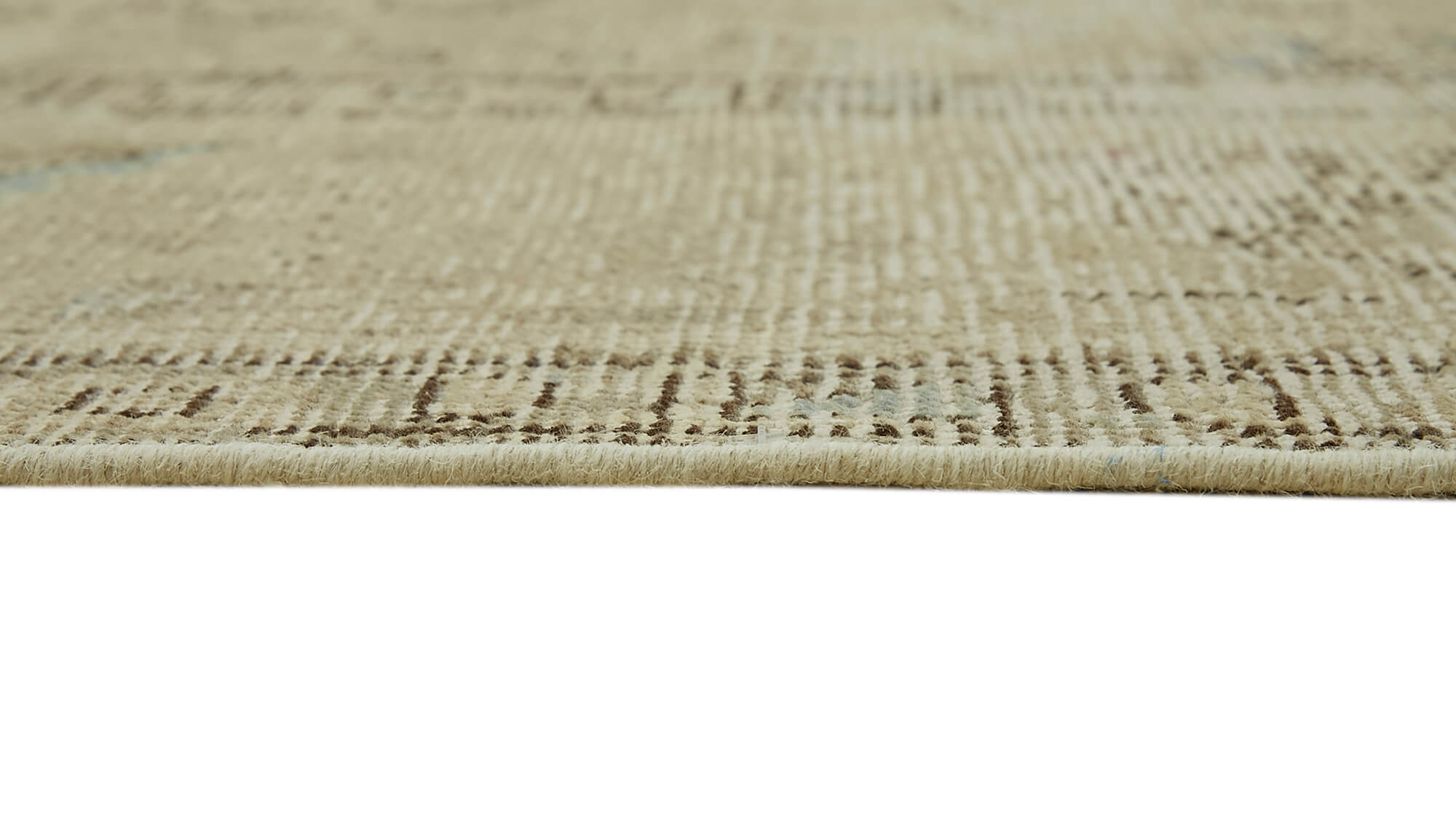 10 x 13 Beige Vintage Large Area Rug - 6897