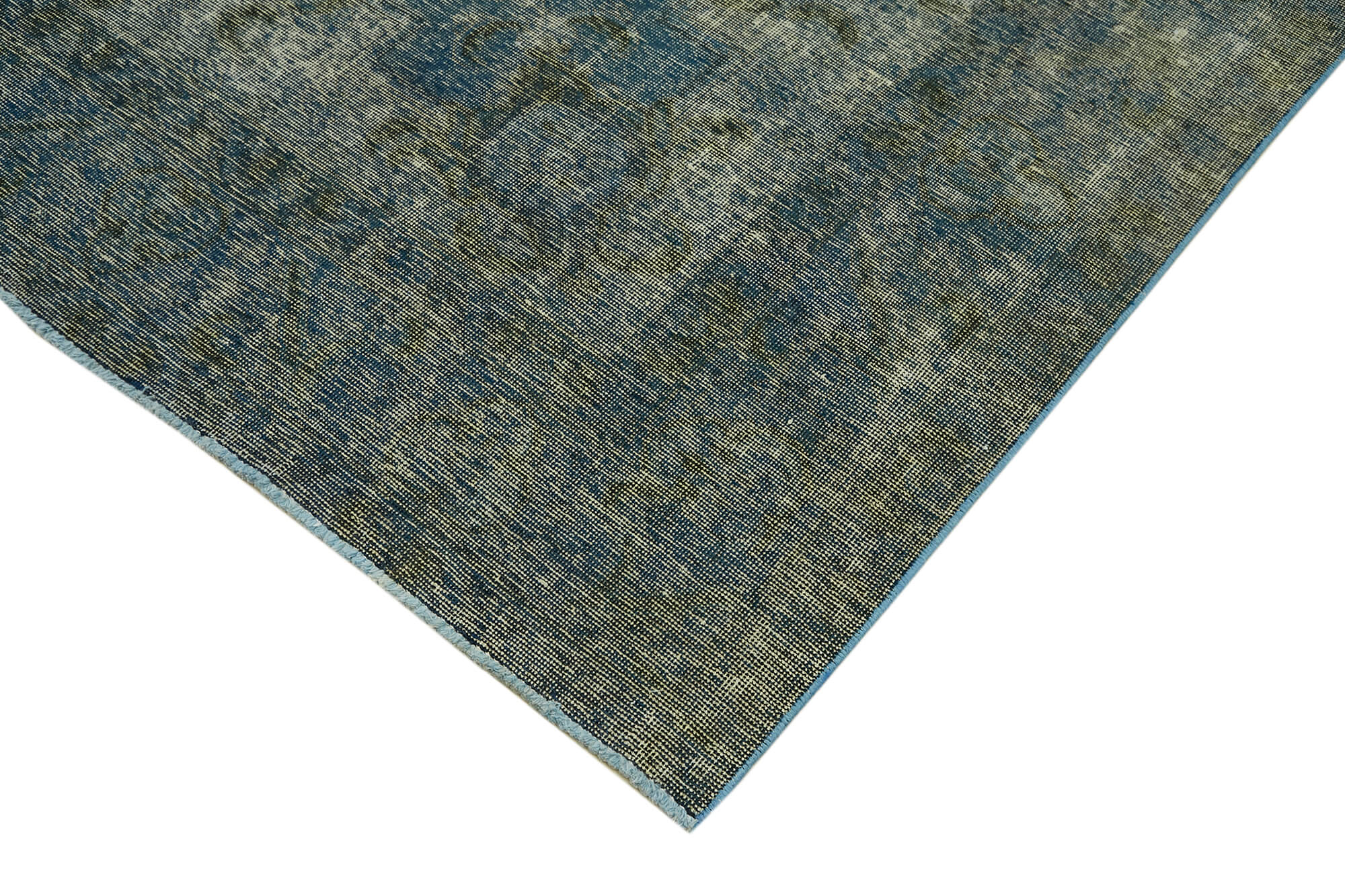 8 x 11 Blue Overdyed Large Area Rug - 6900