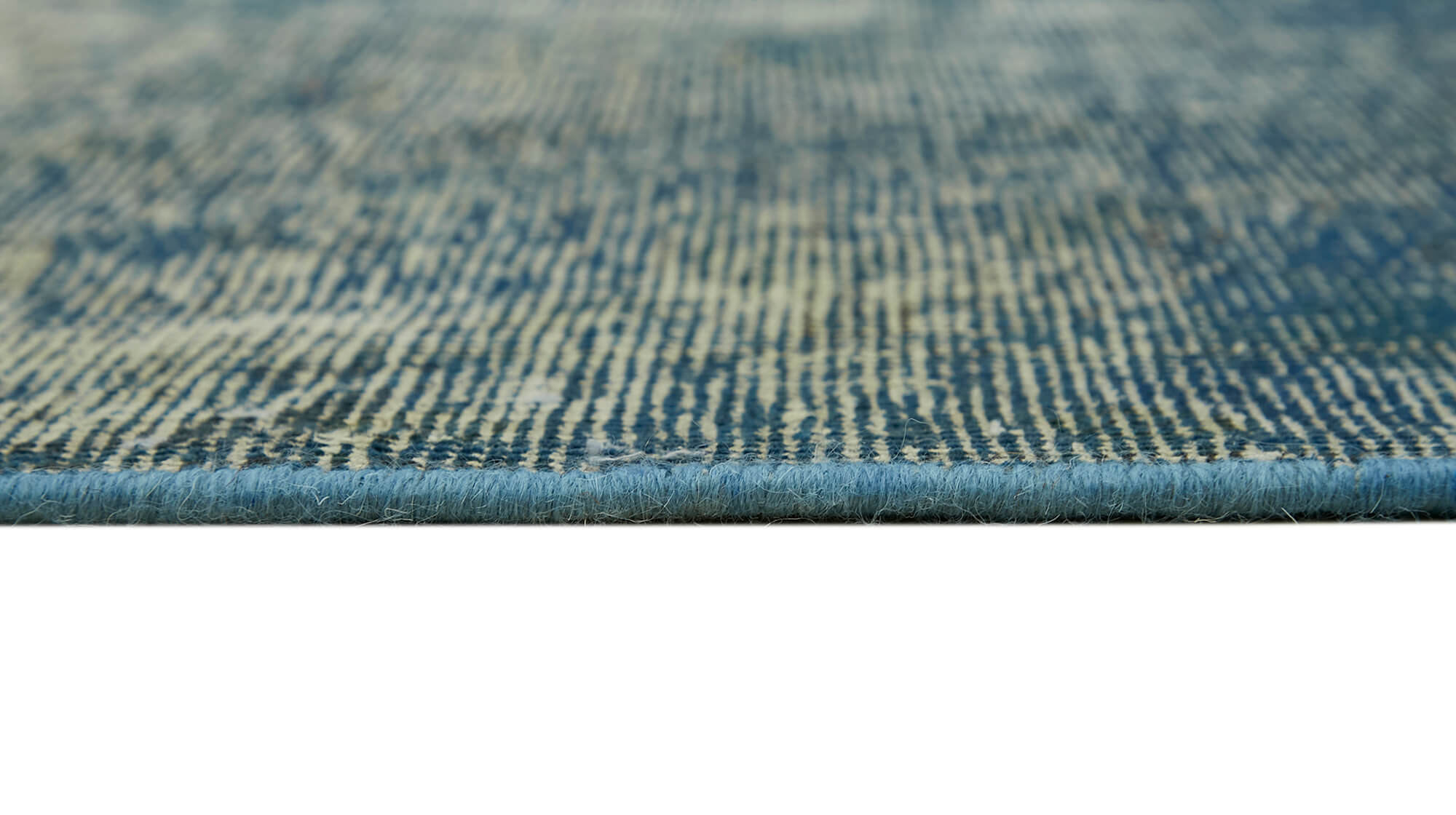 8 x 11 Blue Overdyed Large Area Rug - 6900