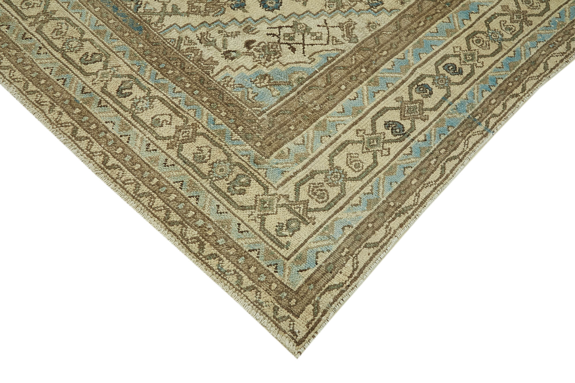 8 x 12 Beige Vintage Large Area Rug - 6901