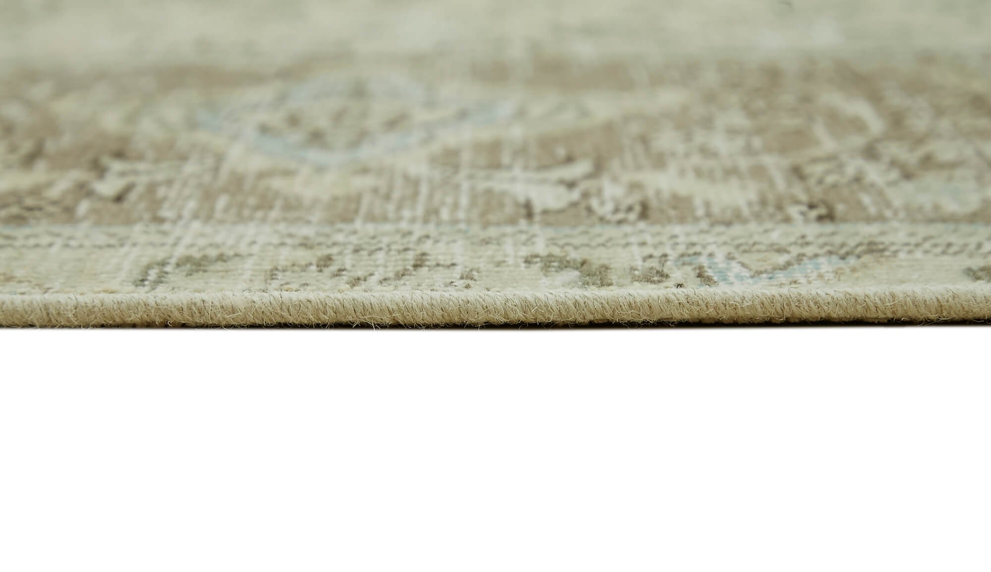 9 x 12 Beige Vintage Large Area Rug - 6907