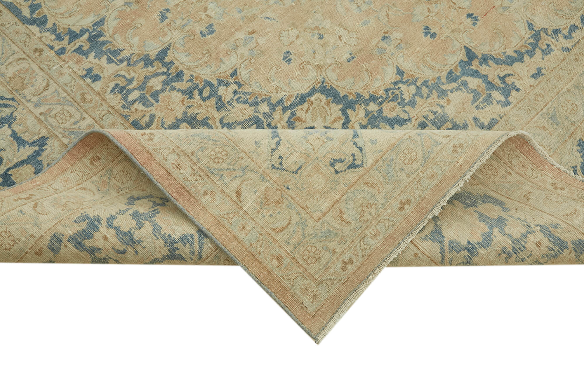 10 x 13 Beige Vintage Large Area Rug - 6909