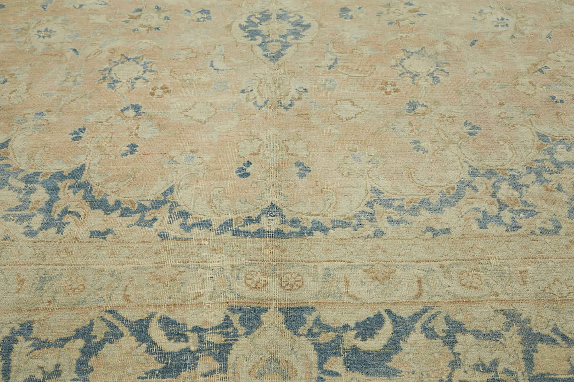 10 x 13 Beige Vintage Large Area Rug - 6909