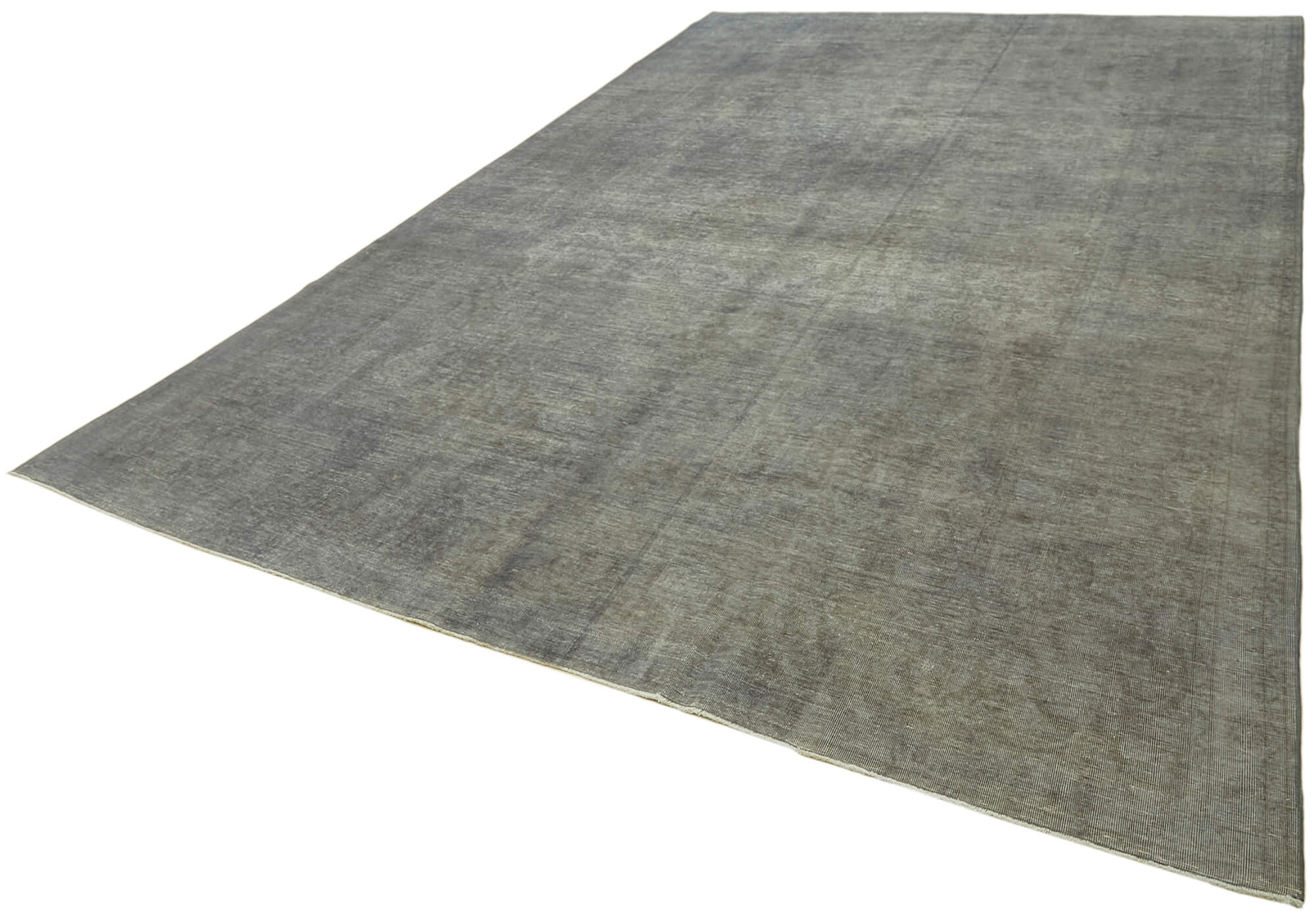 9 x 14 Grey Overdyed Large Area Rug - 7050