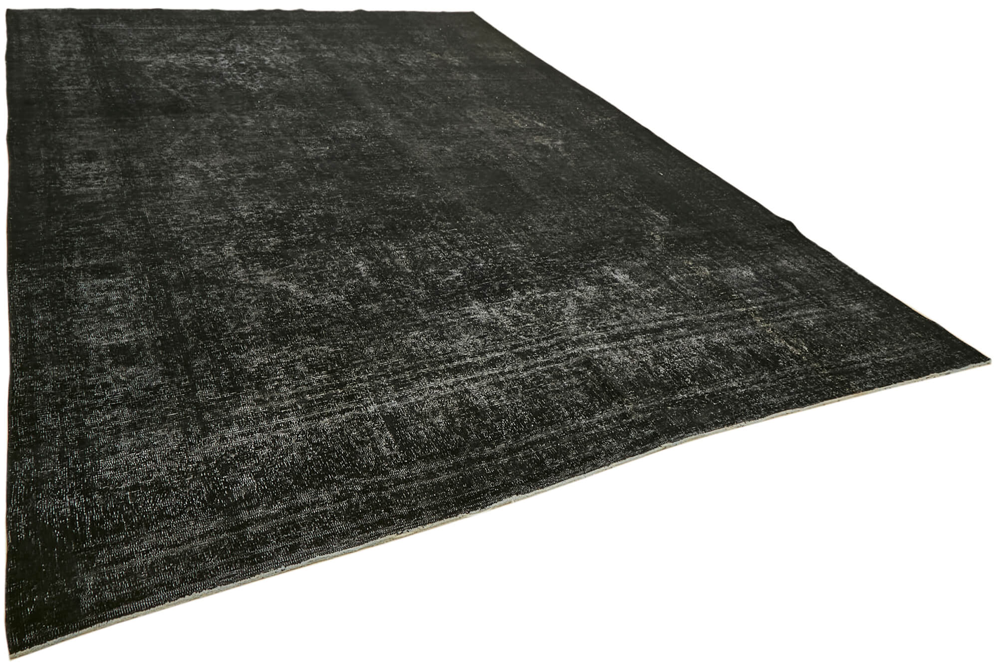 11 x 15 Black Vintage Large Area Rug - 7052