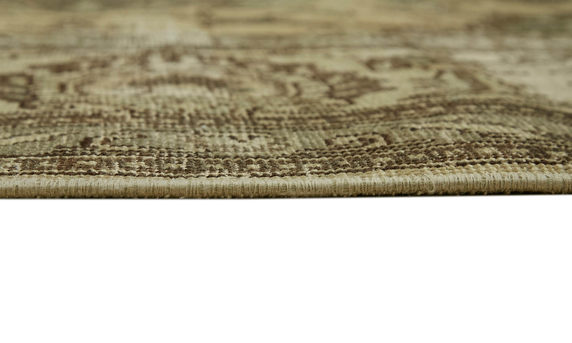 12 x 18 Beige Vintage Large Area Rug - 7053