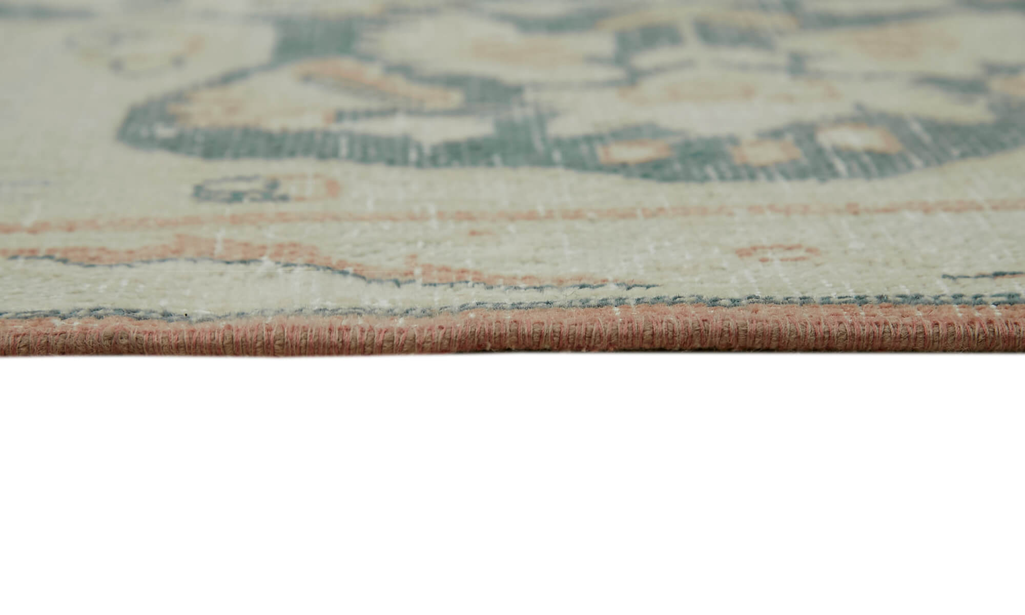 9 x 13 Beige Vintage Large Area Rug - 7054