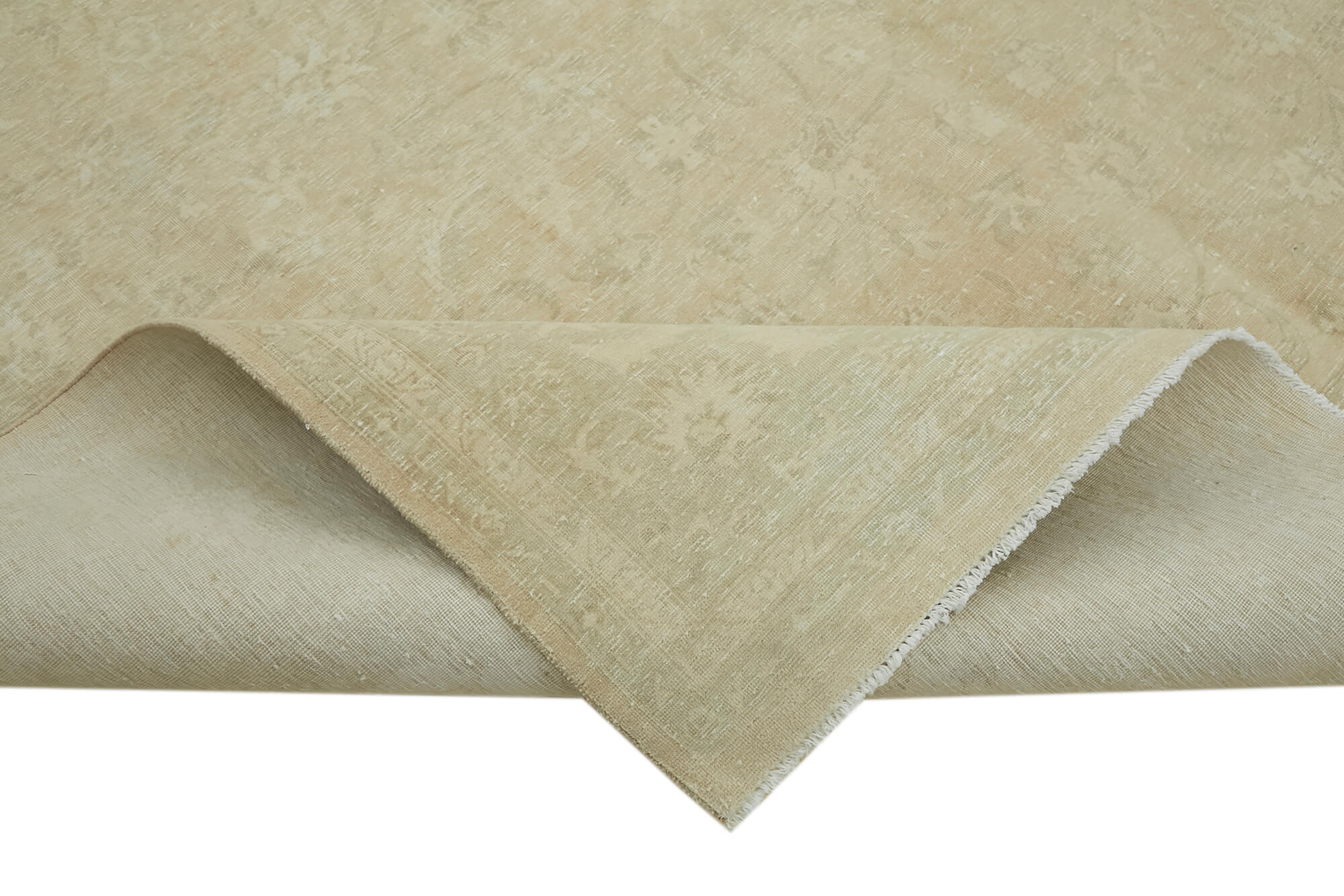 9 x 12 Beige Vintage Large Area Rug - 7060