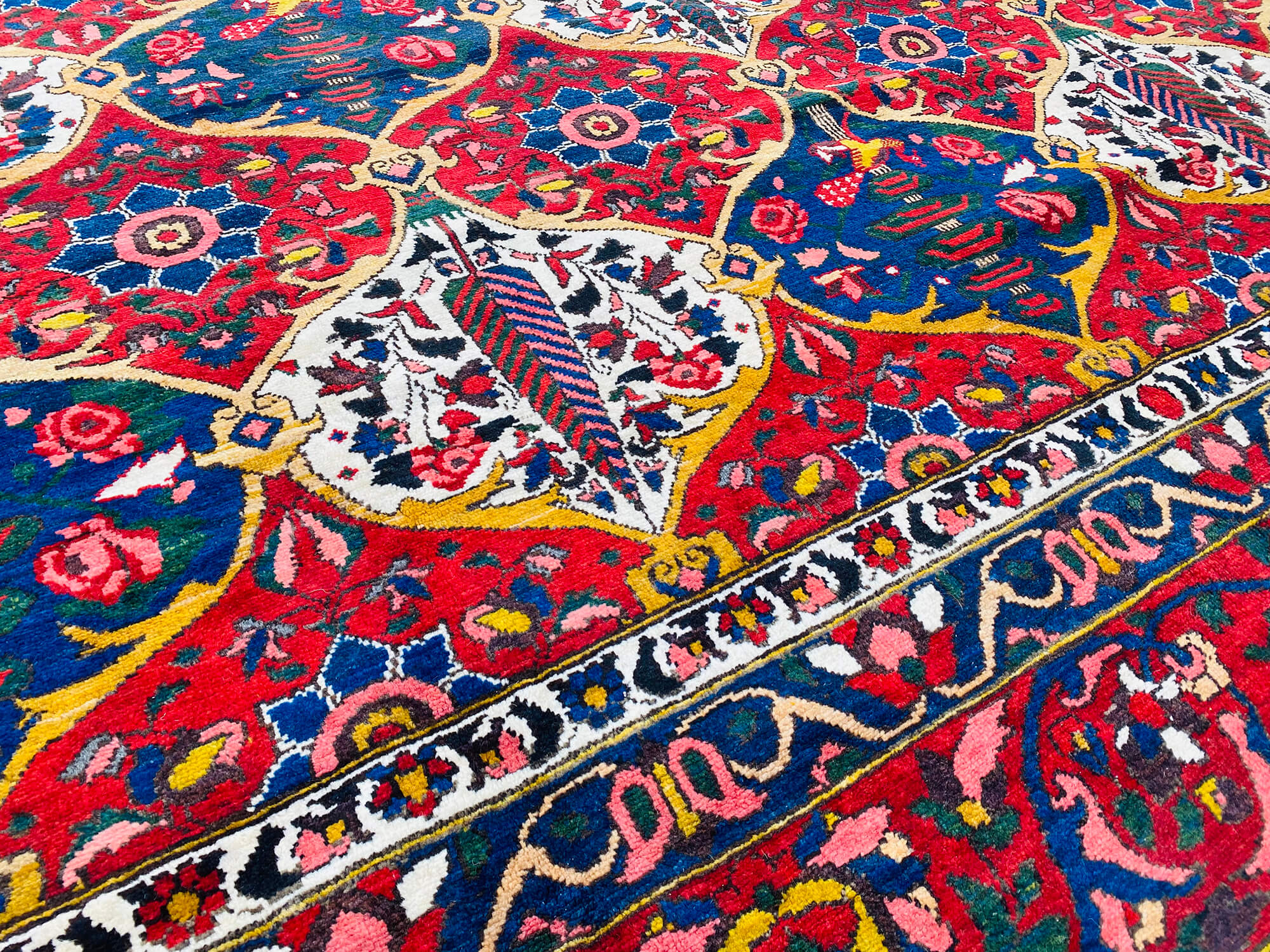 11 x 14 Red Oushak Rug - 7084