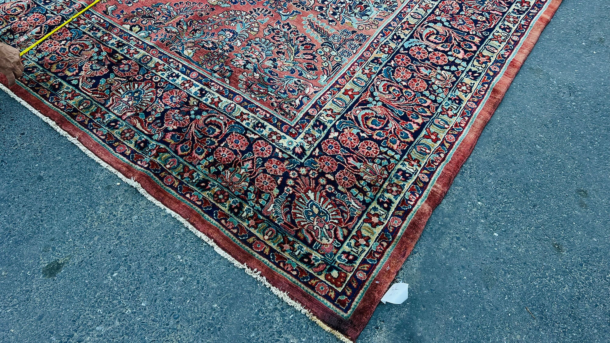 10 x 17 Red Oushak Rug - 7098