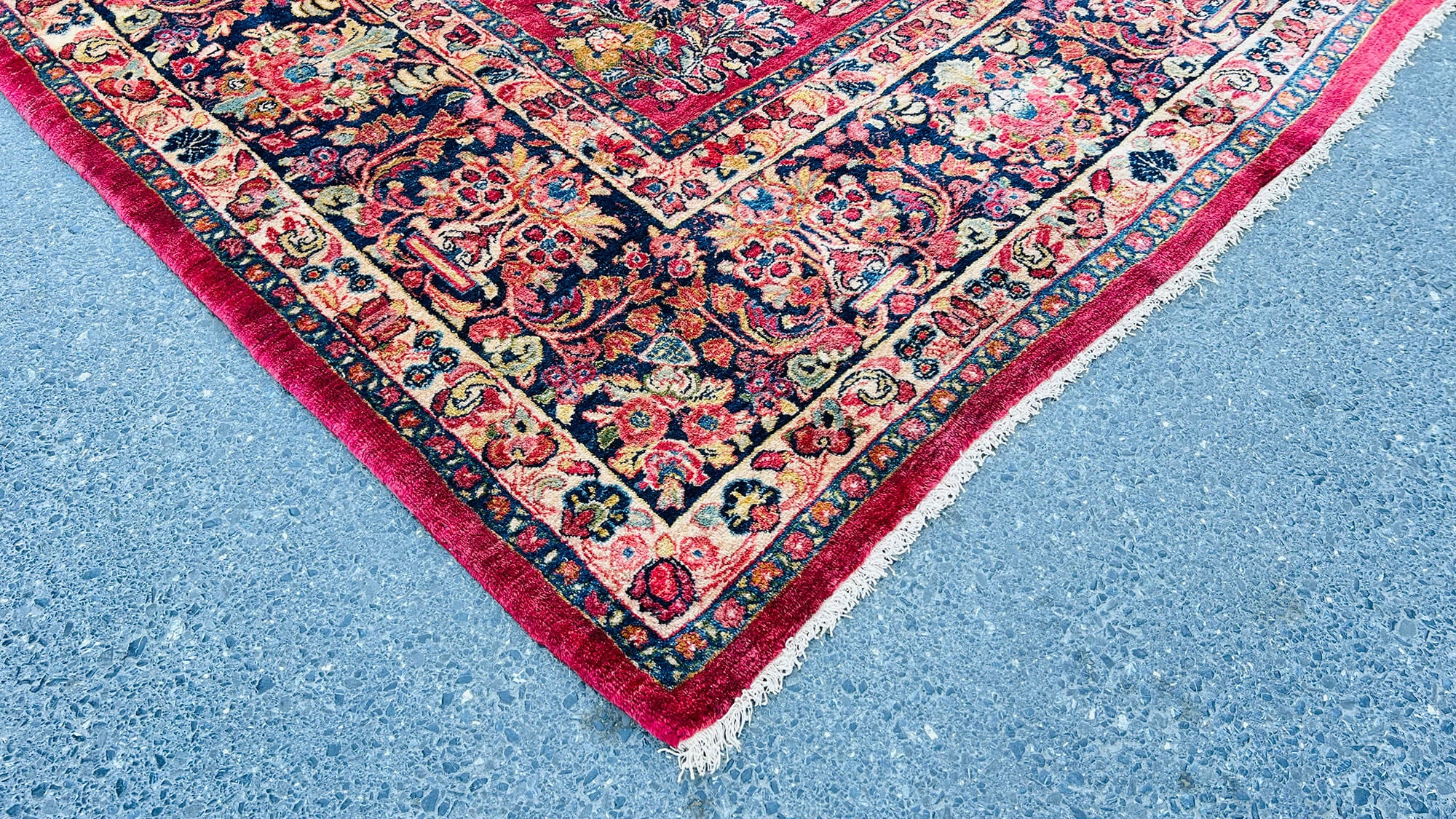 10 x 16 Red Oushak Rug - 7100