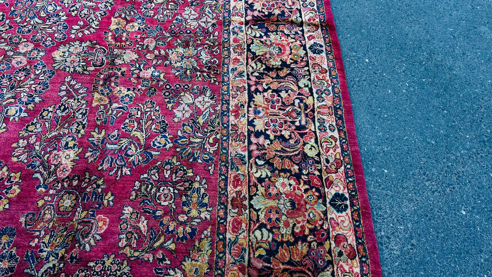 10 x 16 Red Oushak Rug - 7100