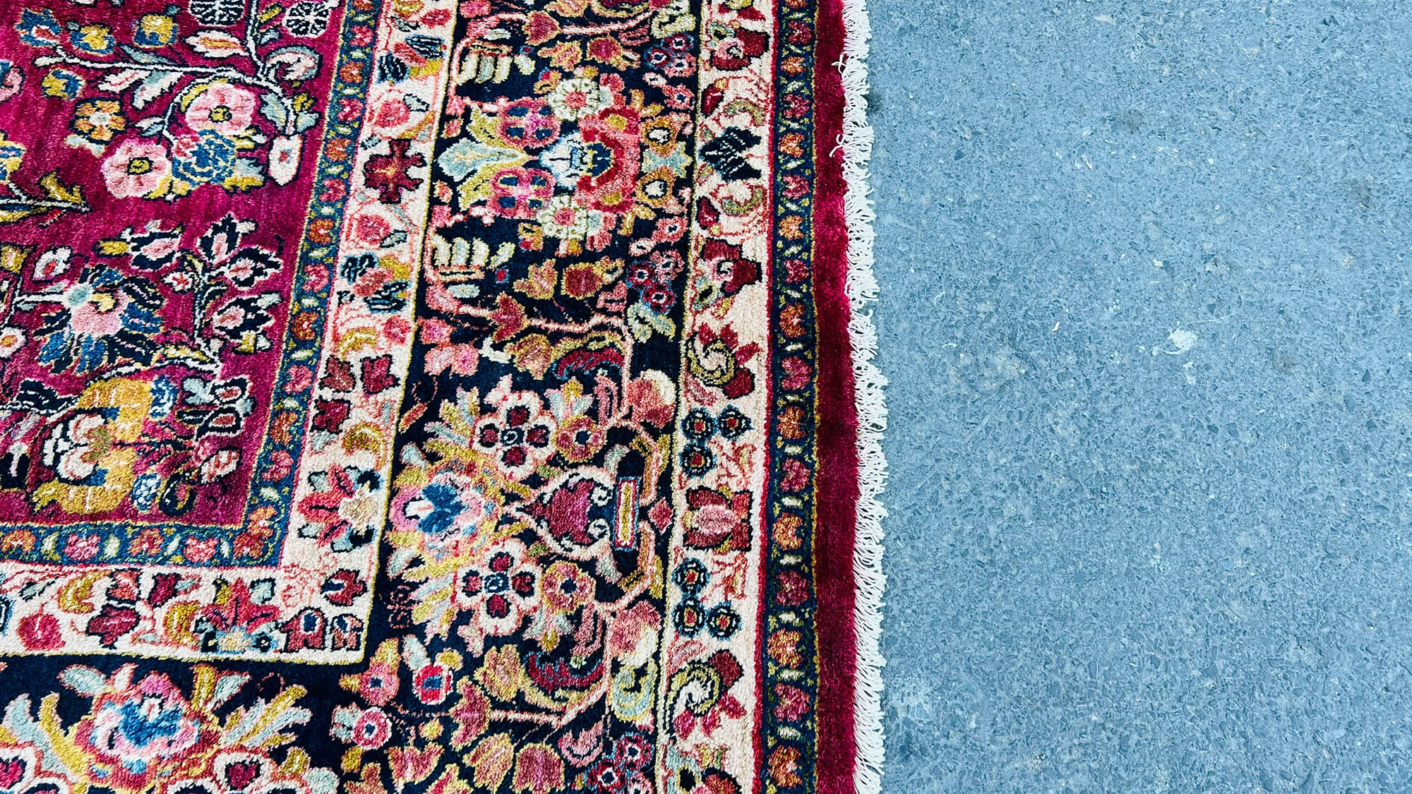 10 x 16 Red Oushak Rug - 7100