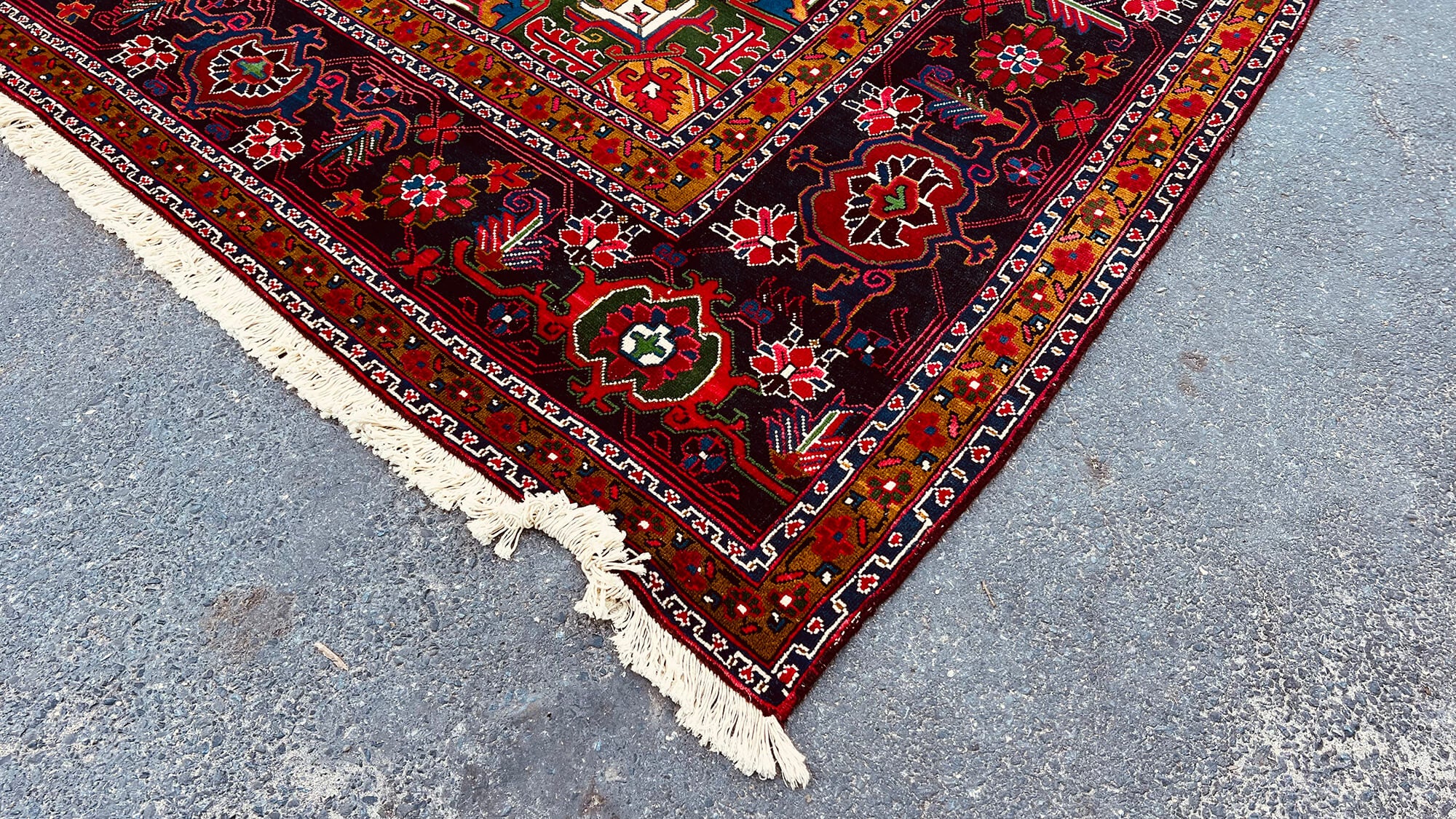 13 x 12 Red Oushak Rug - 7102