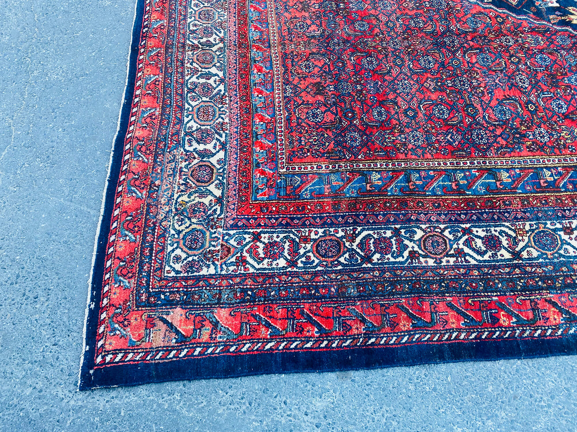 12 x 20 Red Oushak Rug - 7105