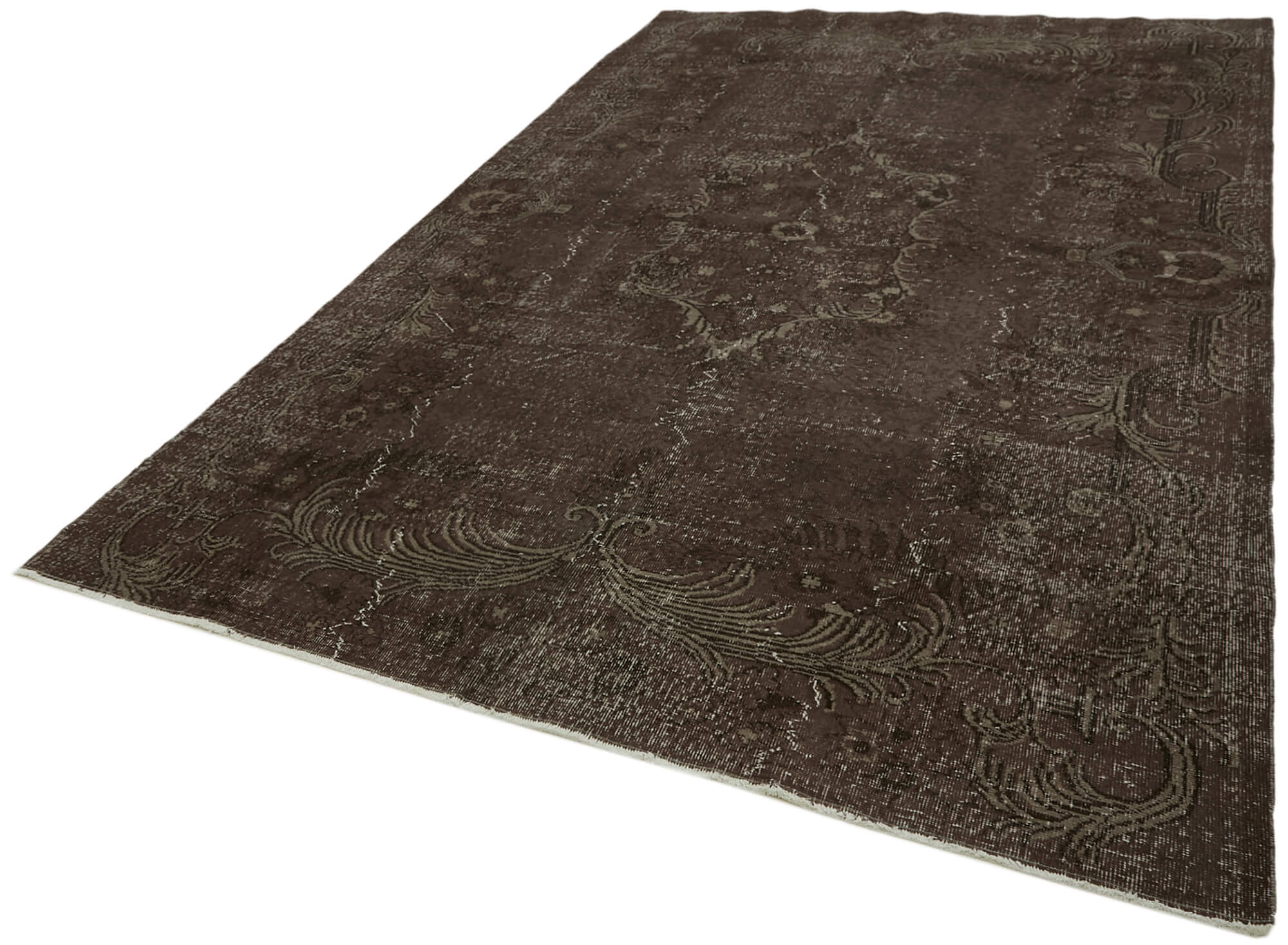 7 x 11 Brown Overdyed Rug - 7115