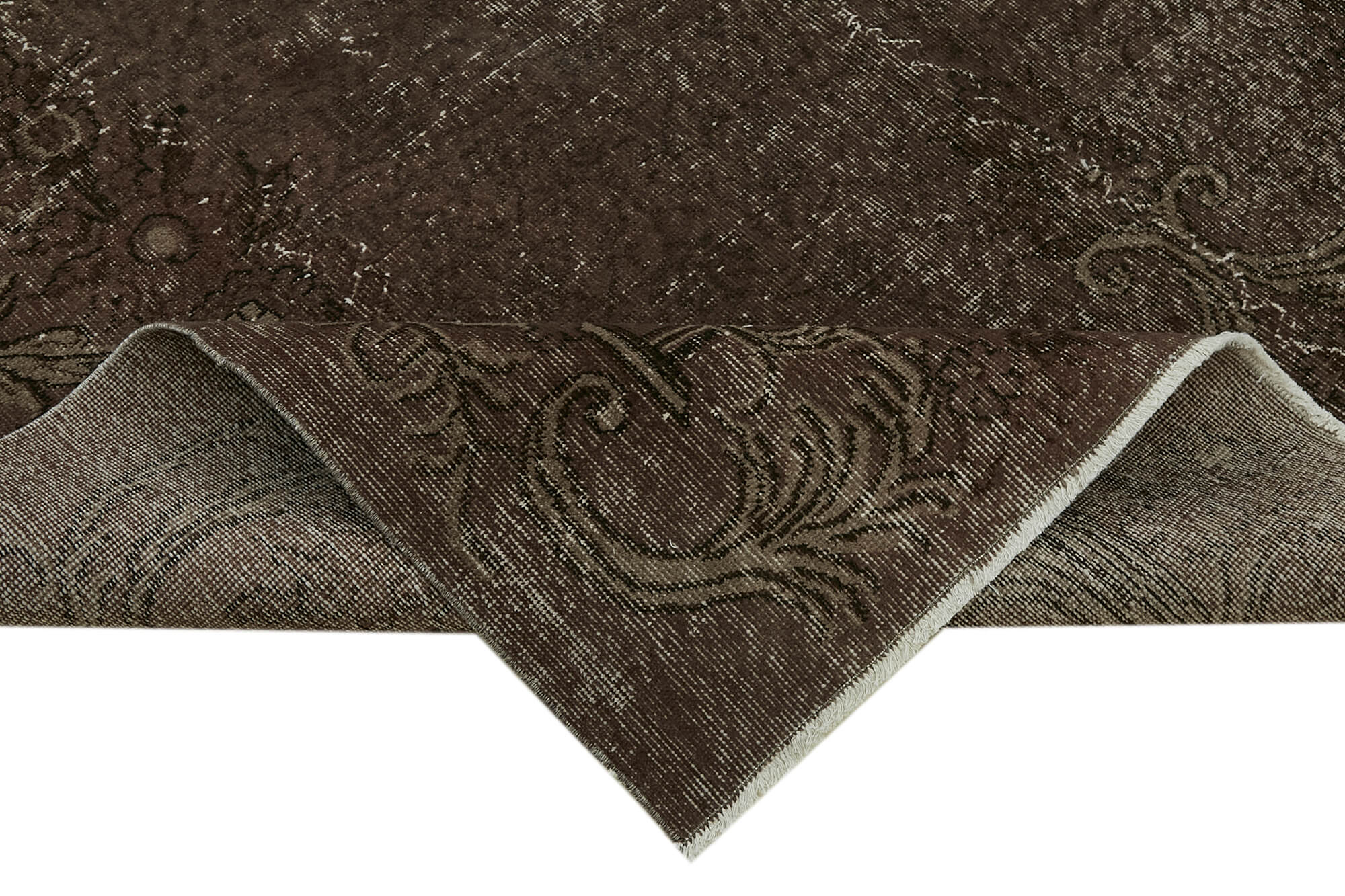 7 x 11 Brown Overdyed Rug - 7115