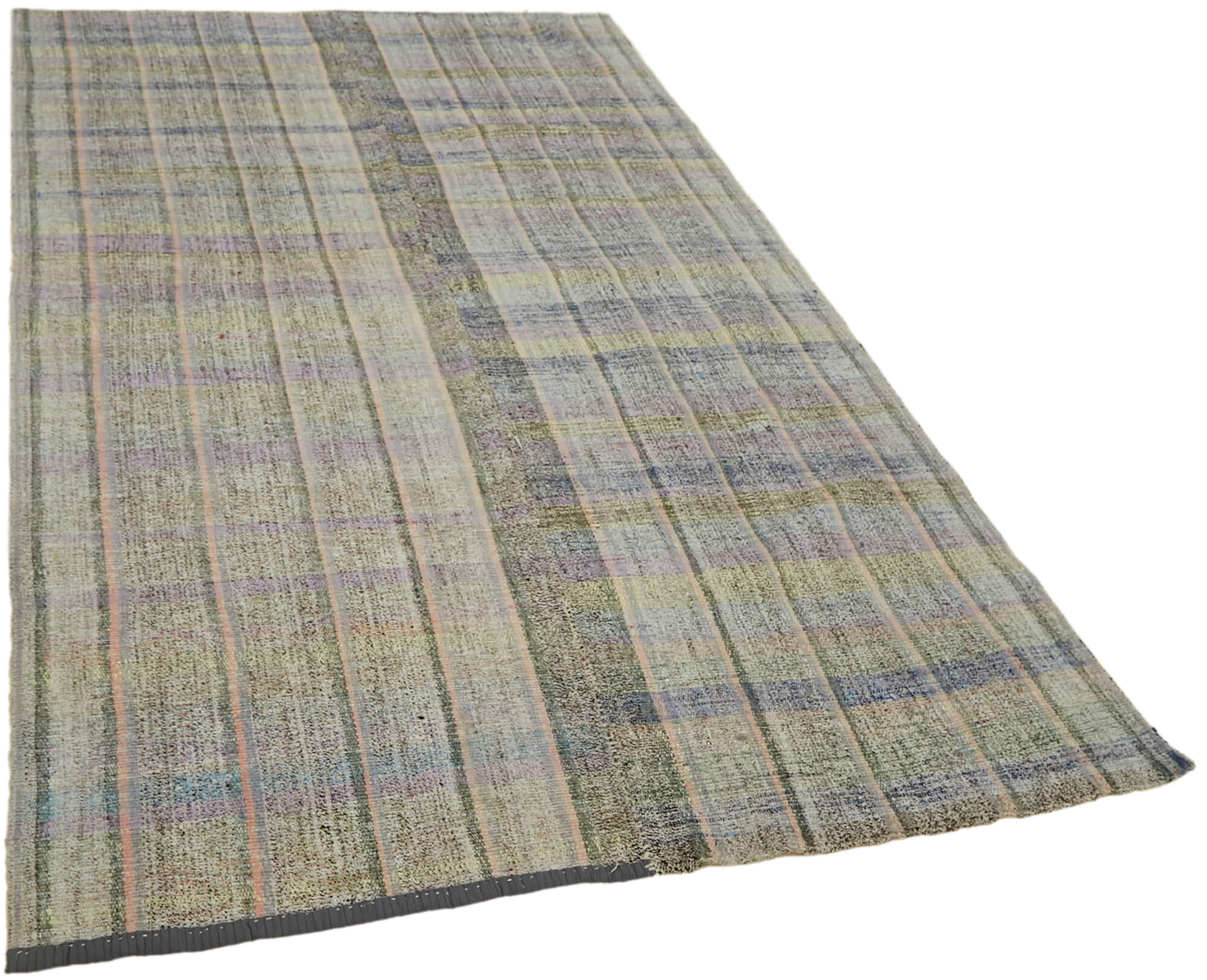 5 x 9 Grey Anatolian Kilim Rug - 7140