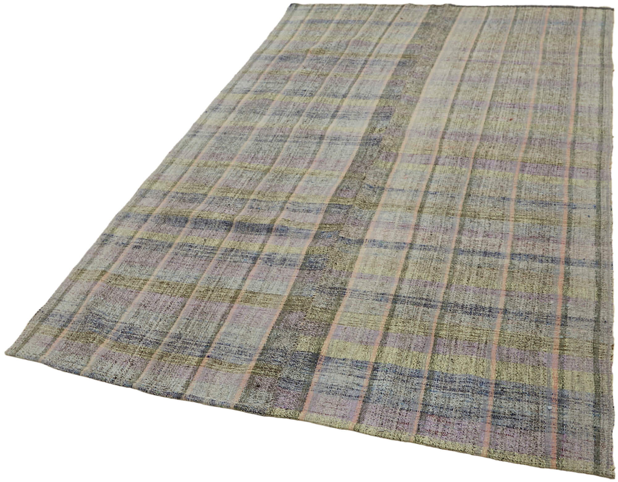 5 x 9 Grey Anatolian Kilim Rug - 7140