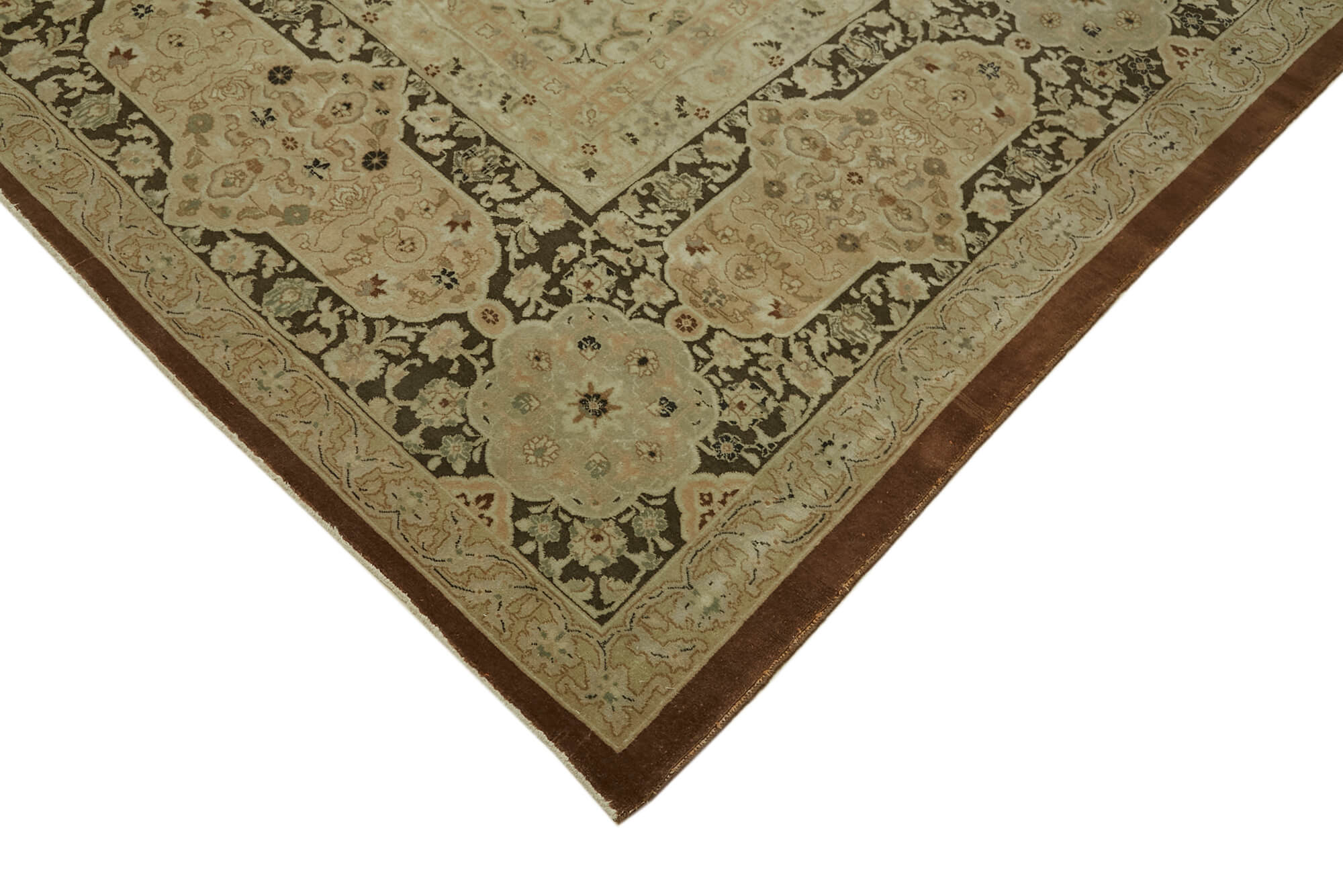 13 x 19 Beige Oushak Rug - 7143