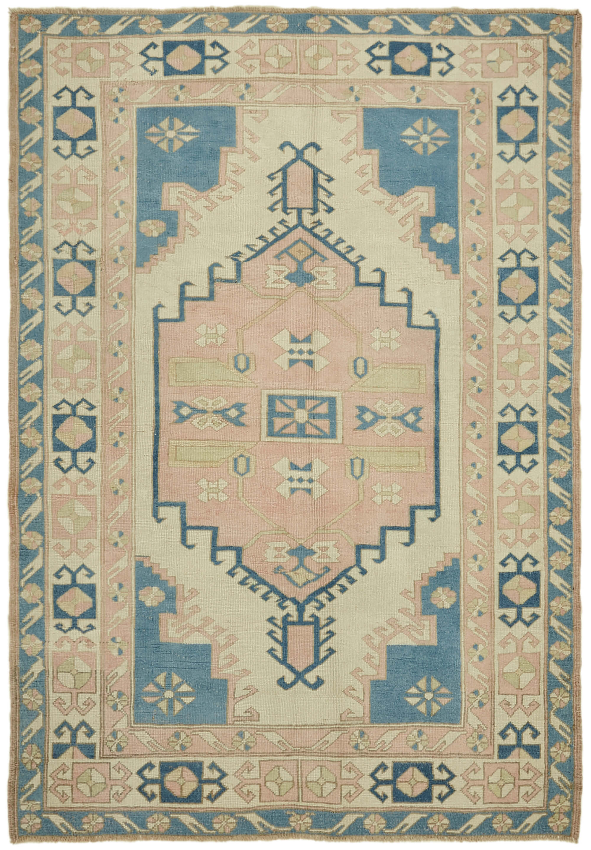 6 x 9 Beige Anatolian Rug - 7150