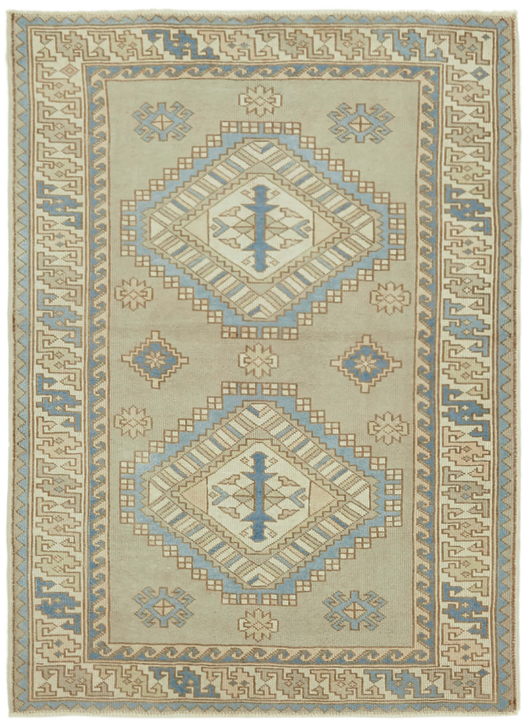 5 x 7 Beige Anatolian Rug - 7153