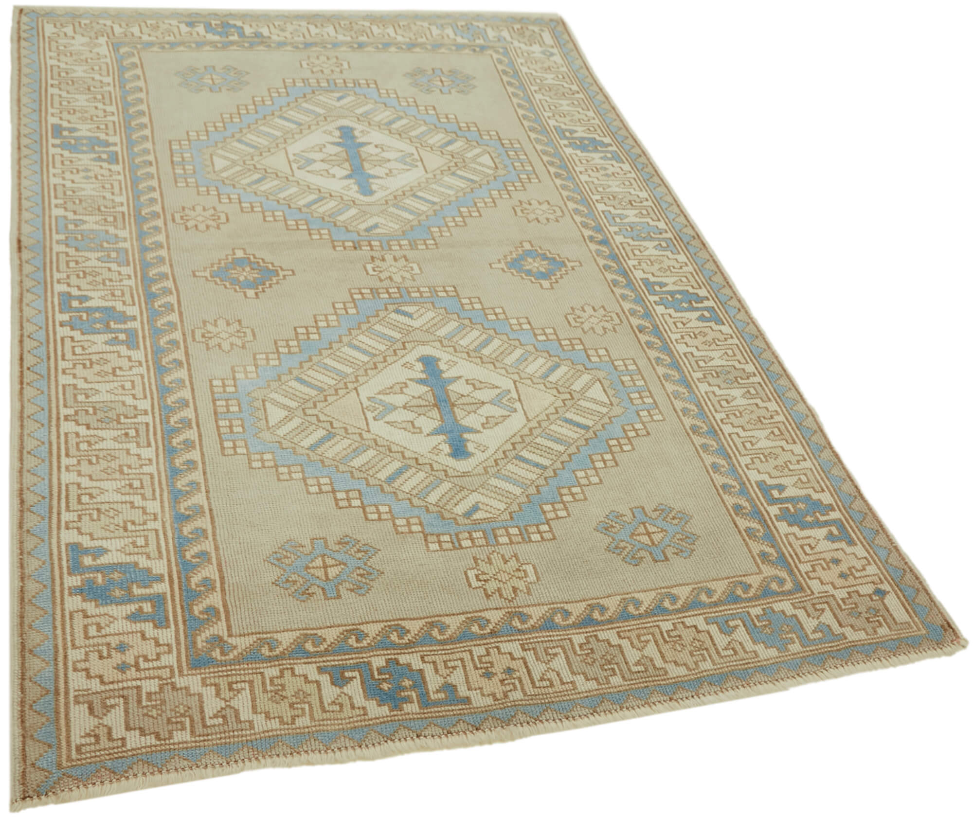 5 x 7 Beige Anatolian Rug - 7153