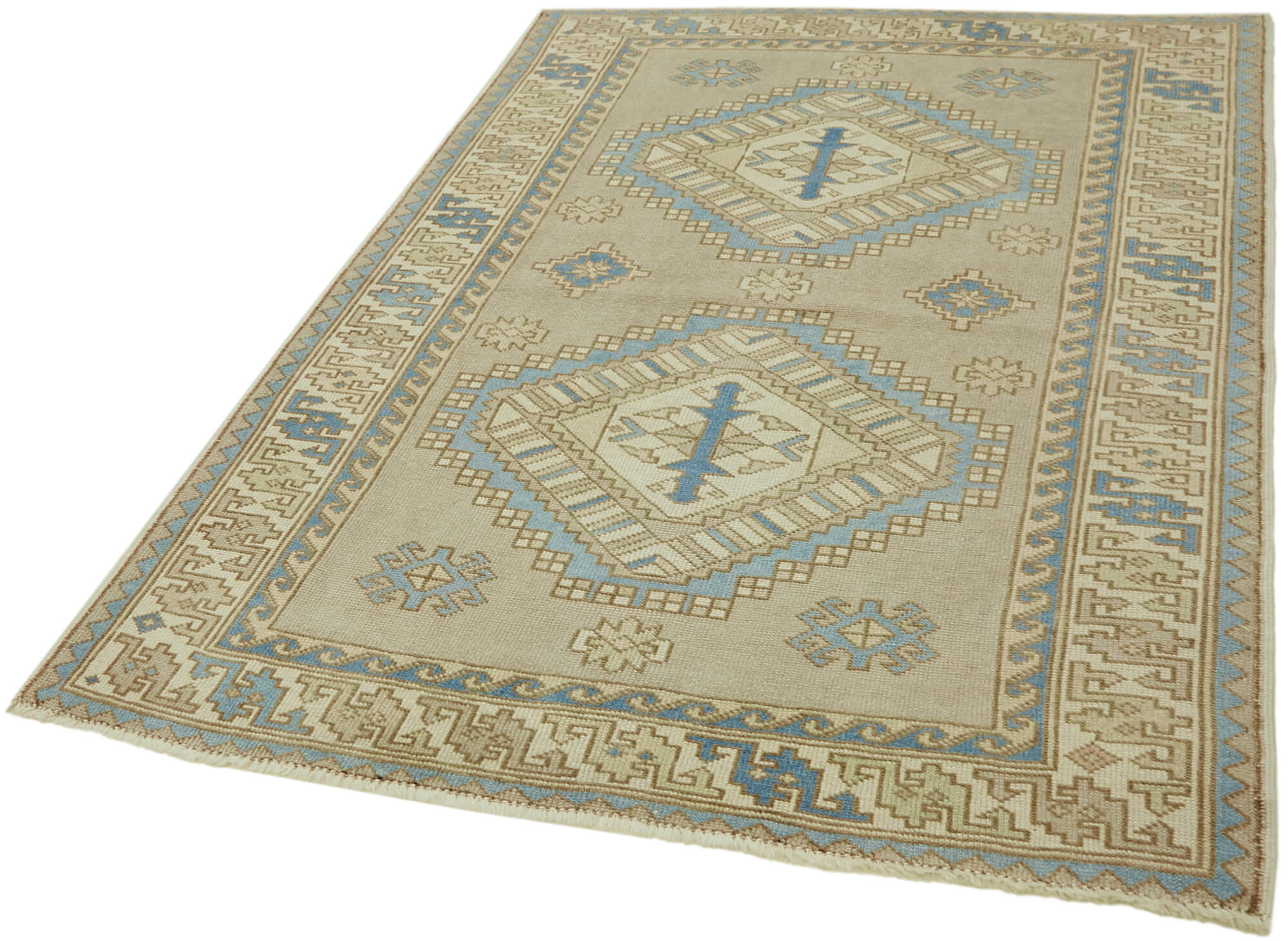 5 x 7 Beige Anatolian Rug - 7153