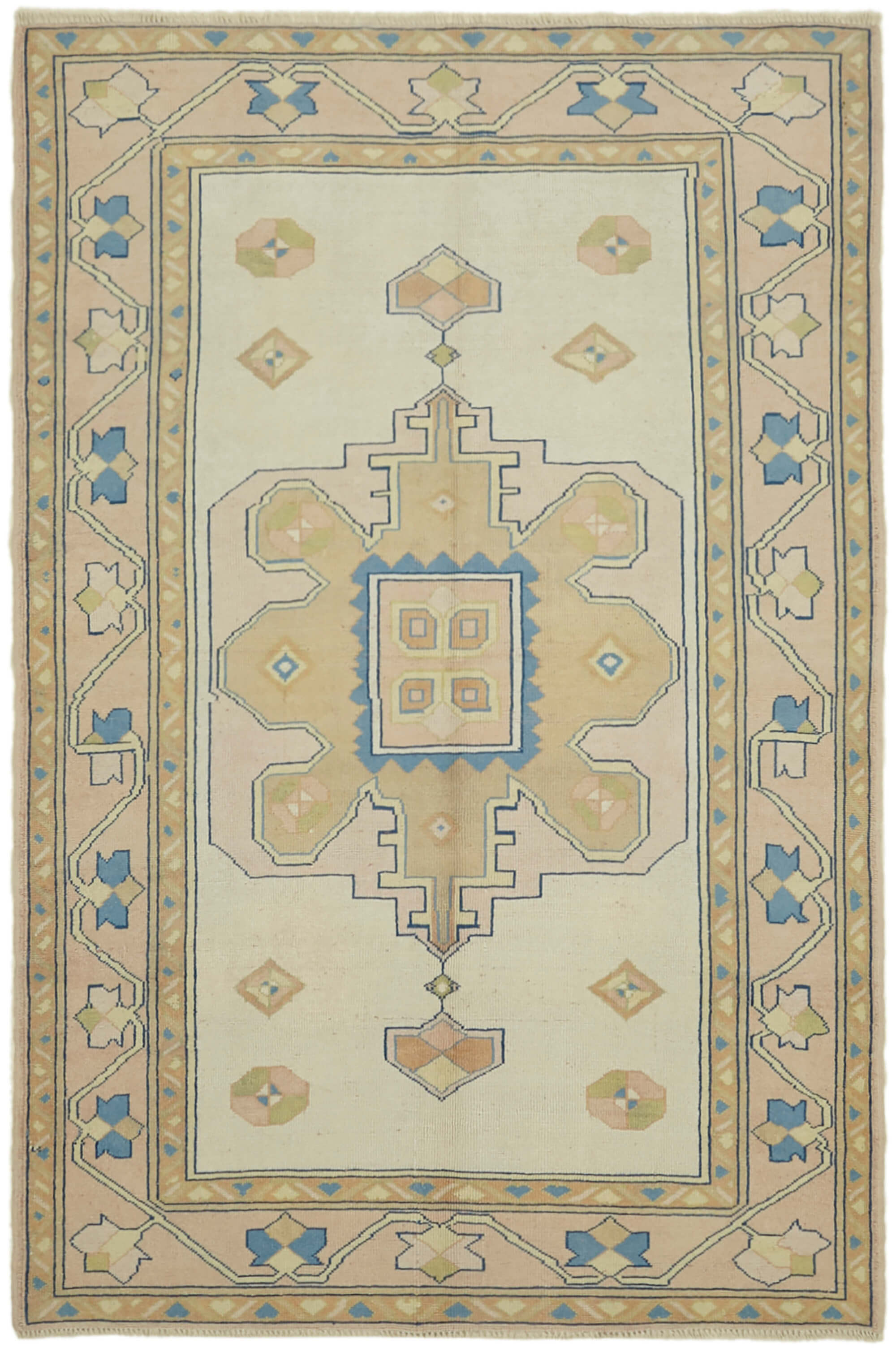 5 x 8 Beige Anatolian Rug - 7156