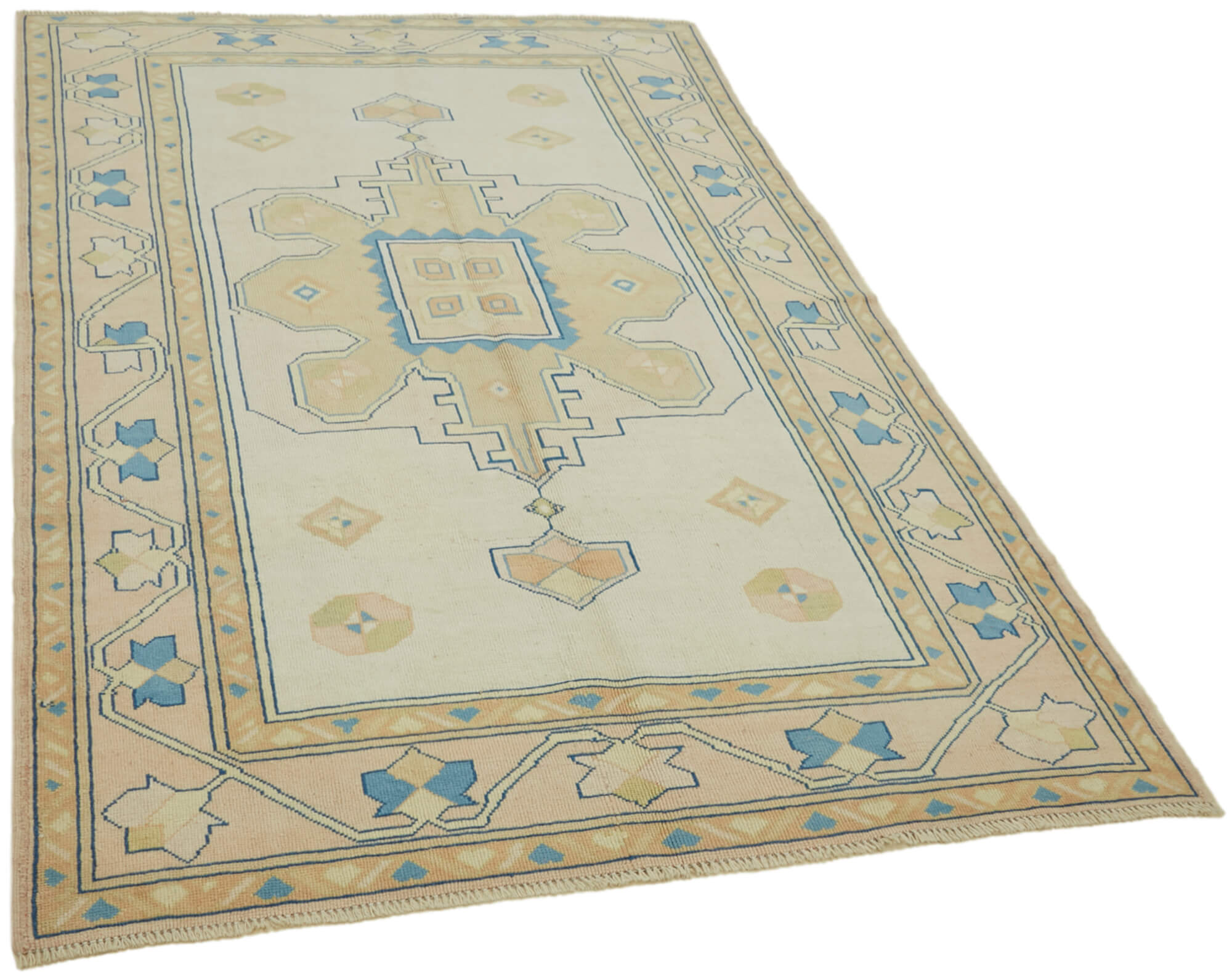 5 x 8 Beige Anatolian Rug - 7156