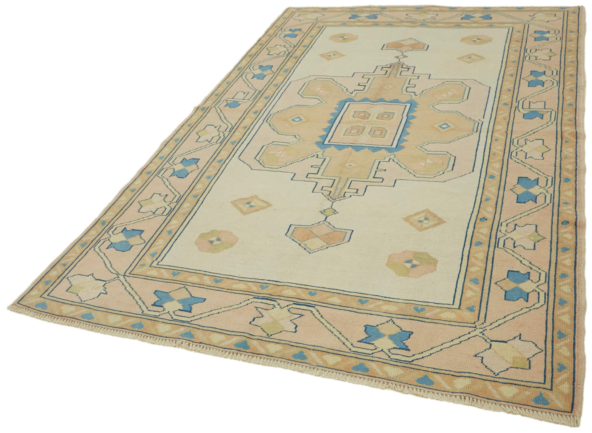 5 x 8 Beige Anatolian Rug - 7156