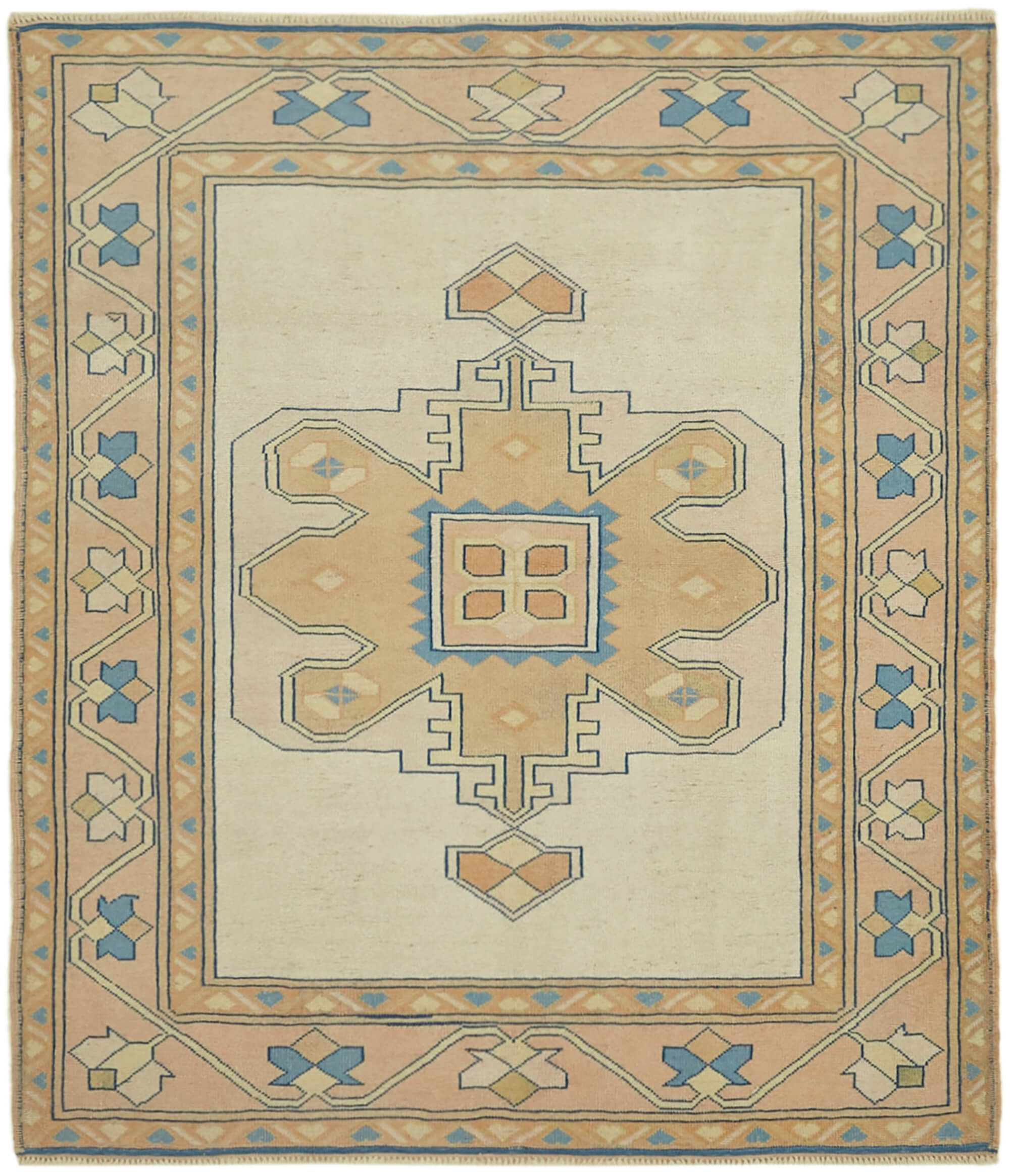 5 x 6 Beige Anatolian Rug - 7161