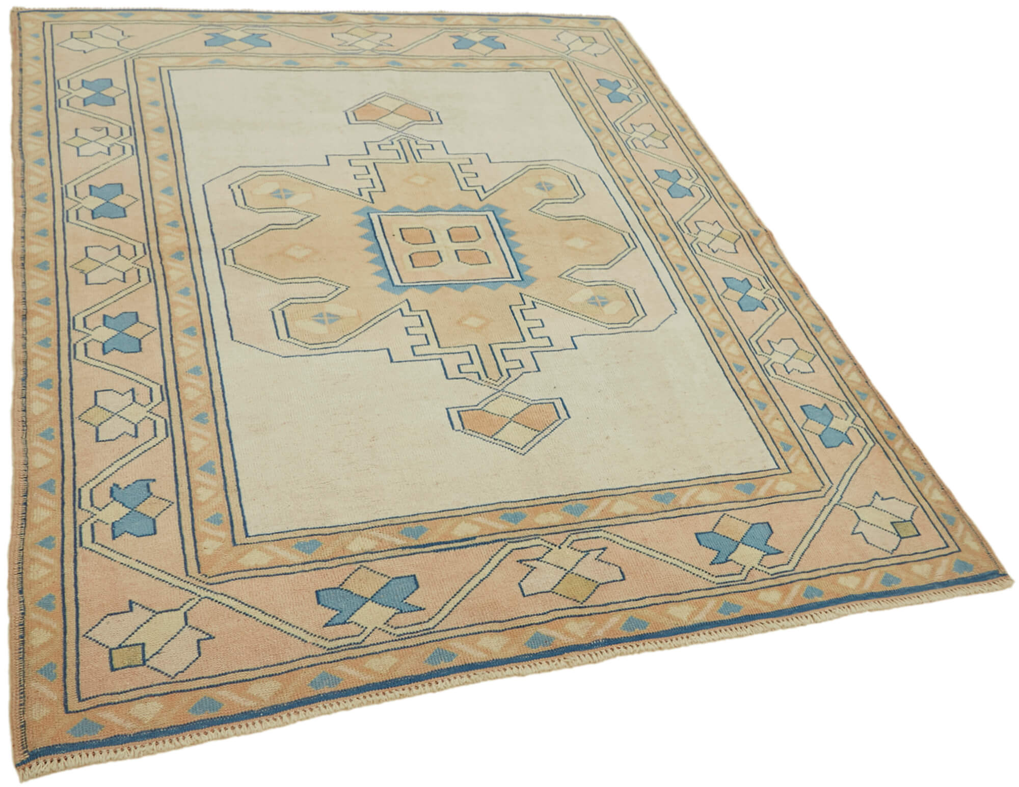 5 x 6 Beige Anatolian Rug - 7161