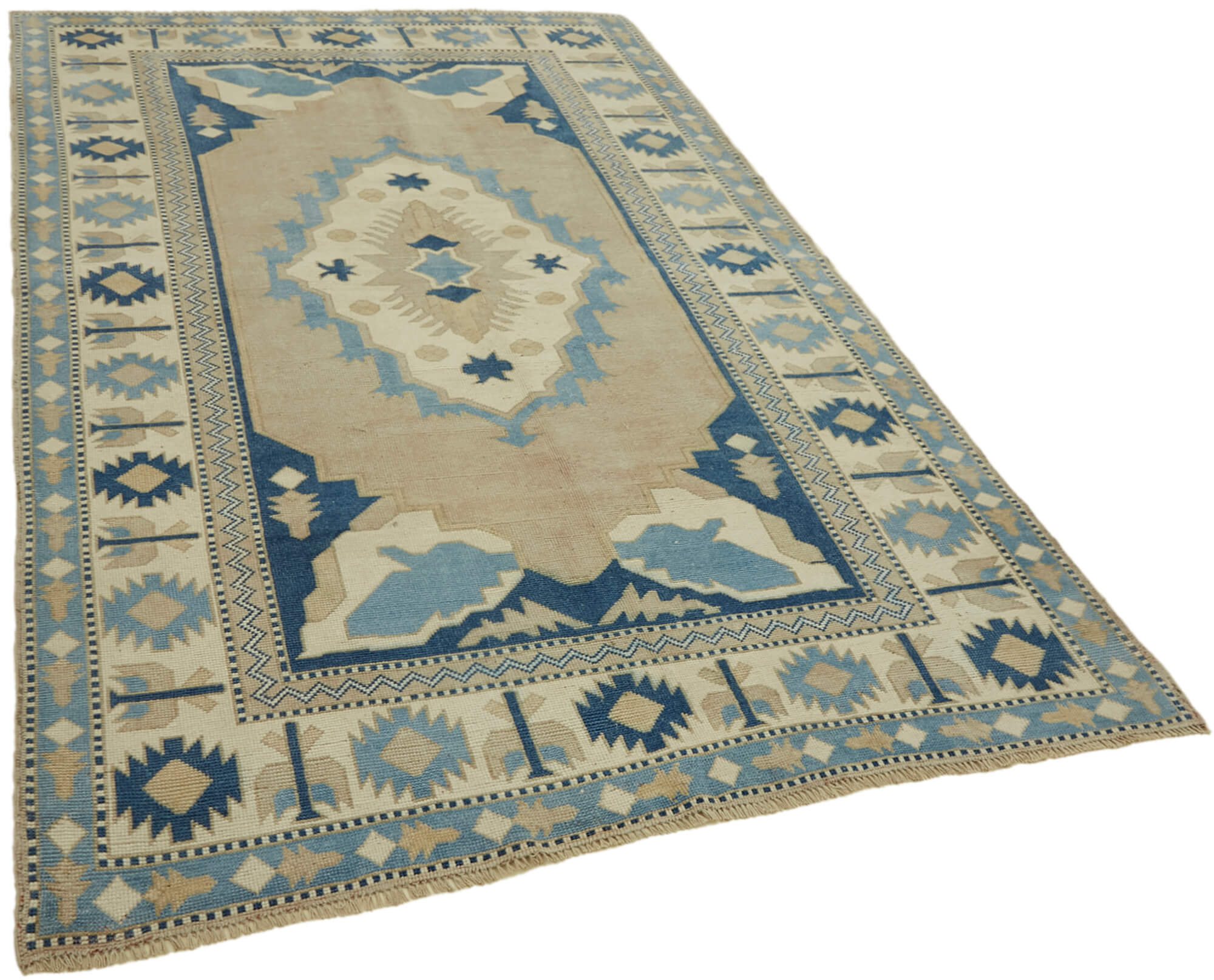 6 x 8 Beige Anatolian Rug - 7163