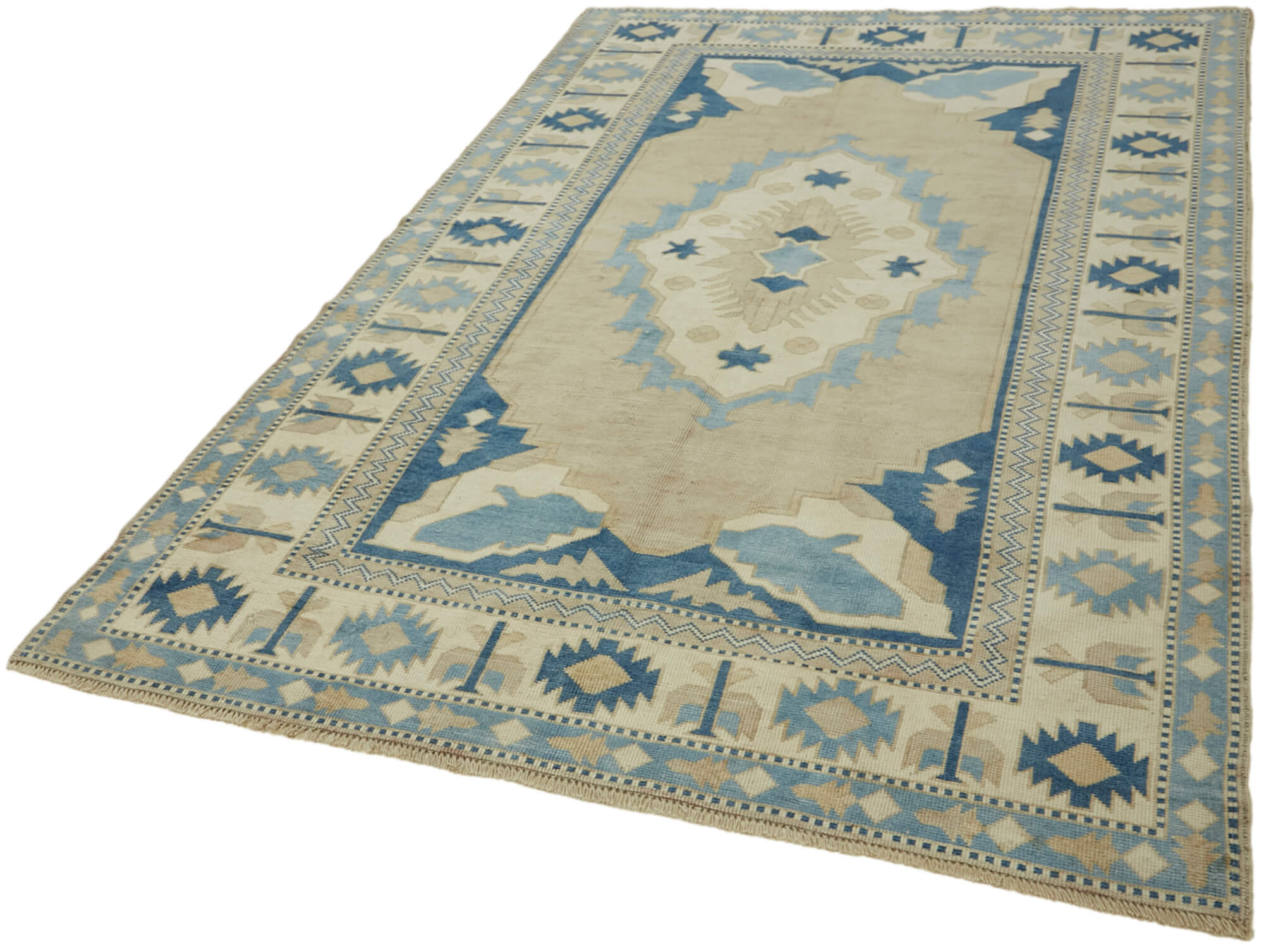 6 x 8 Beige Anatolian Rug - 7163